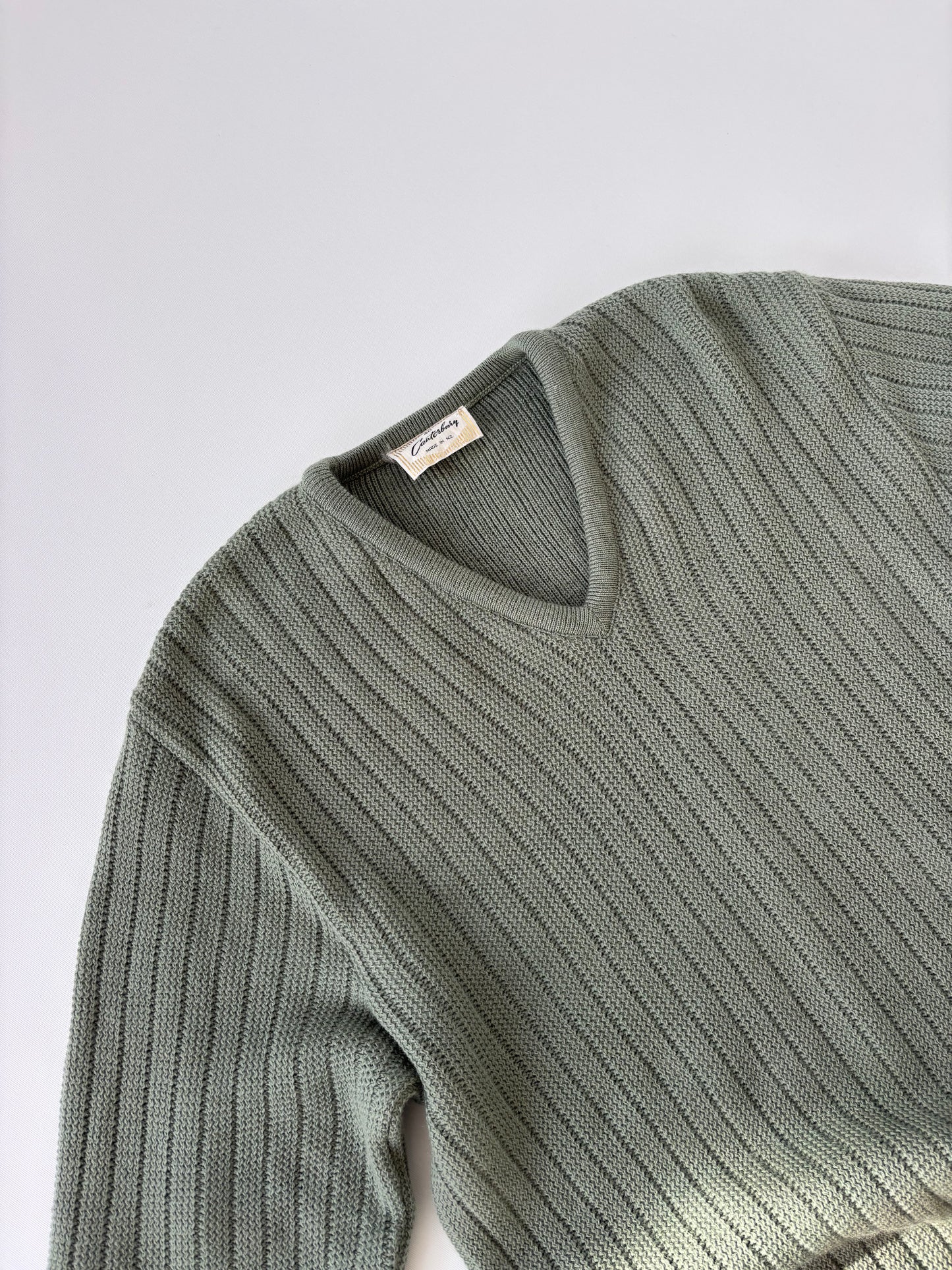 Canterbury Sage Wool Sweater