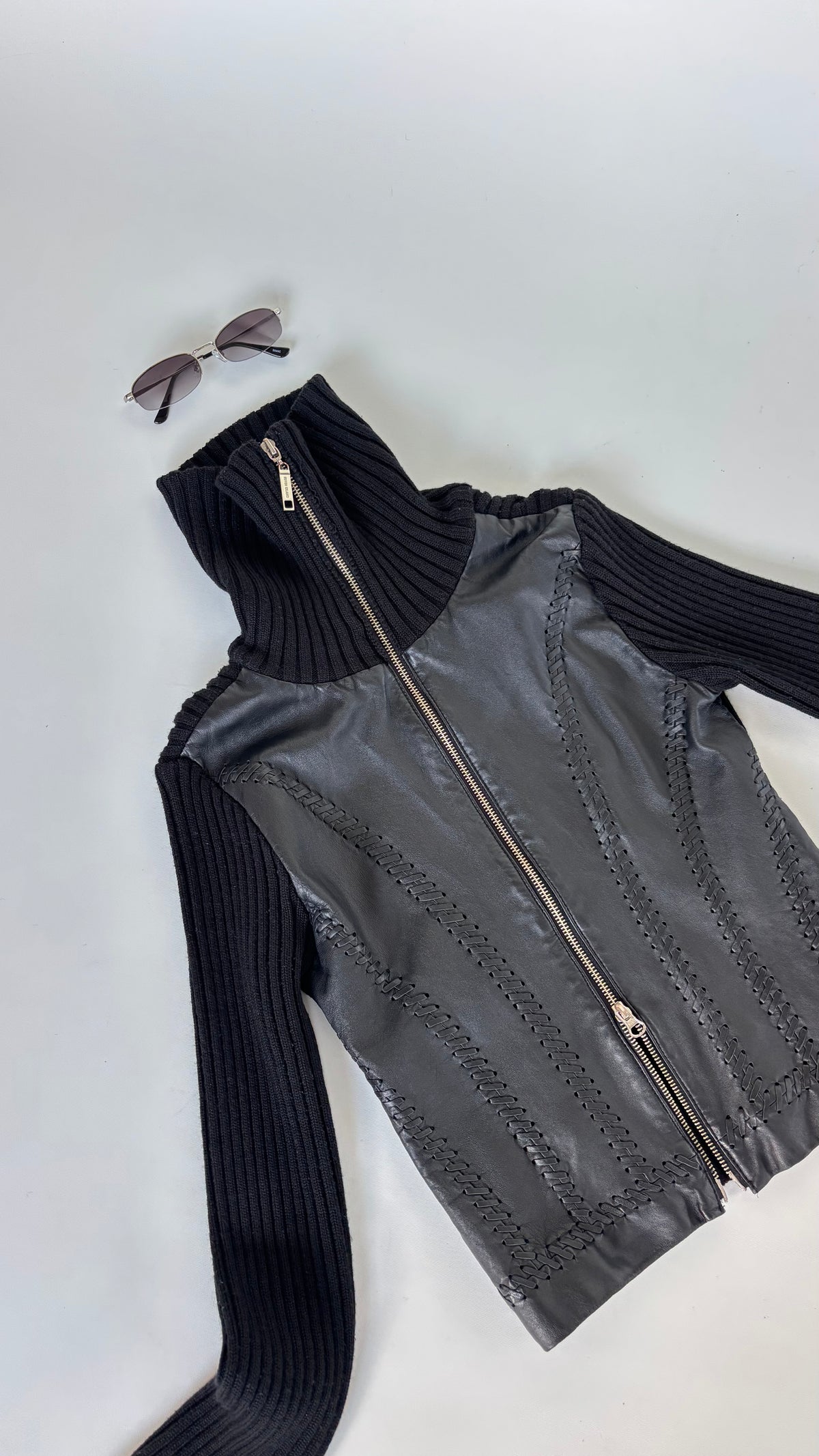 River Island Korean Made Leather Jacket (6-10)