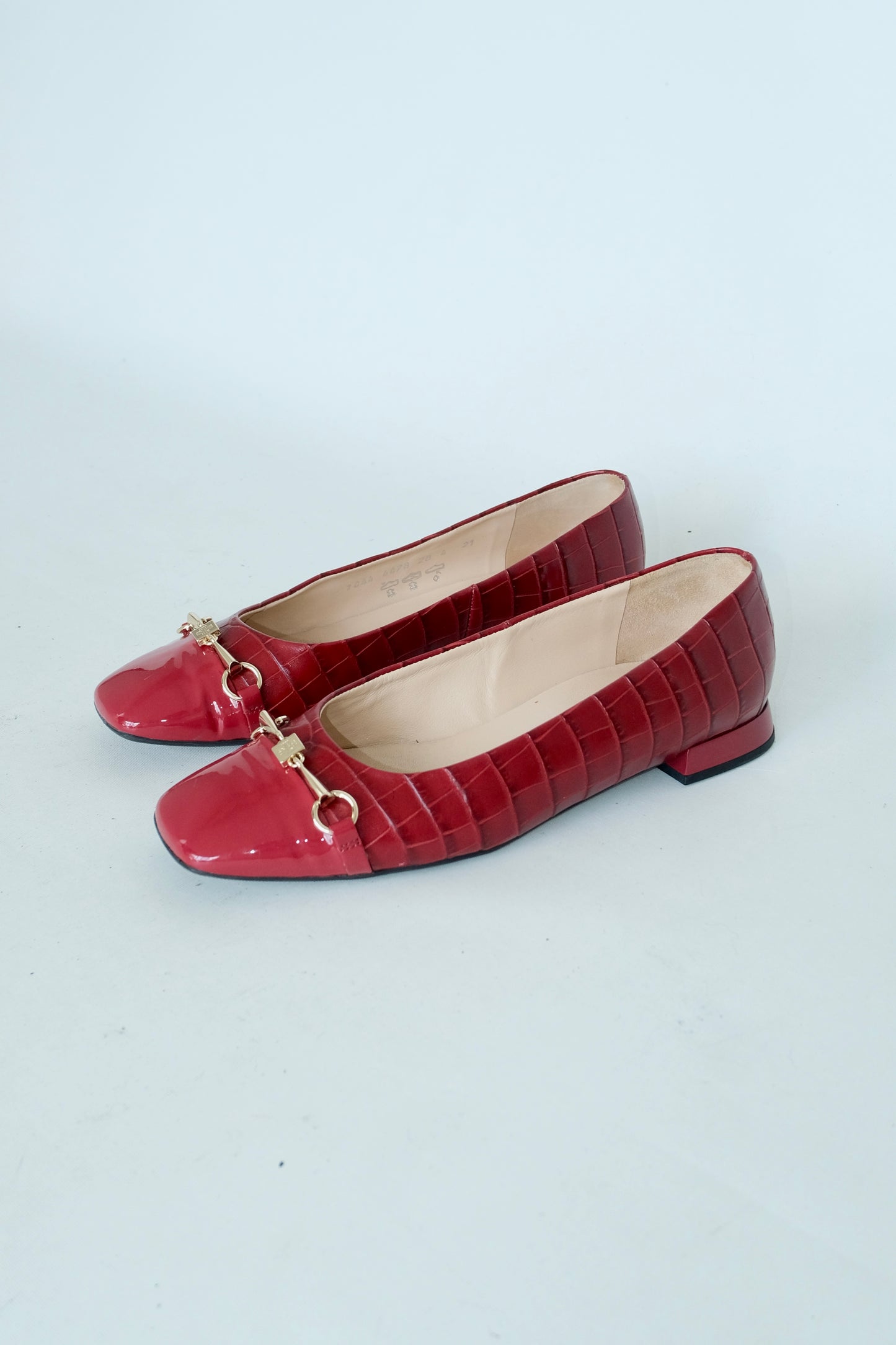 Hogl Patent Leather Ballet Flats