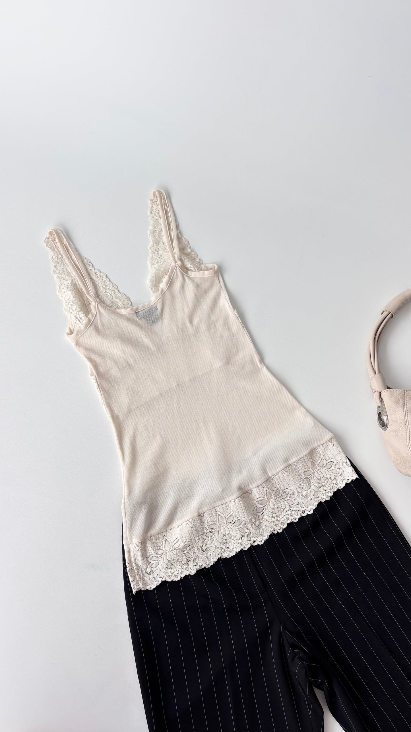 Wet Seal 2000’s Lace Mesh Tank