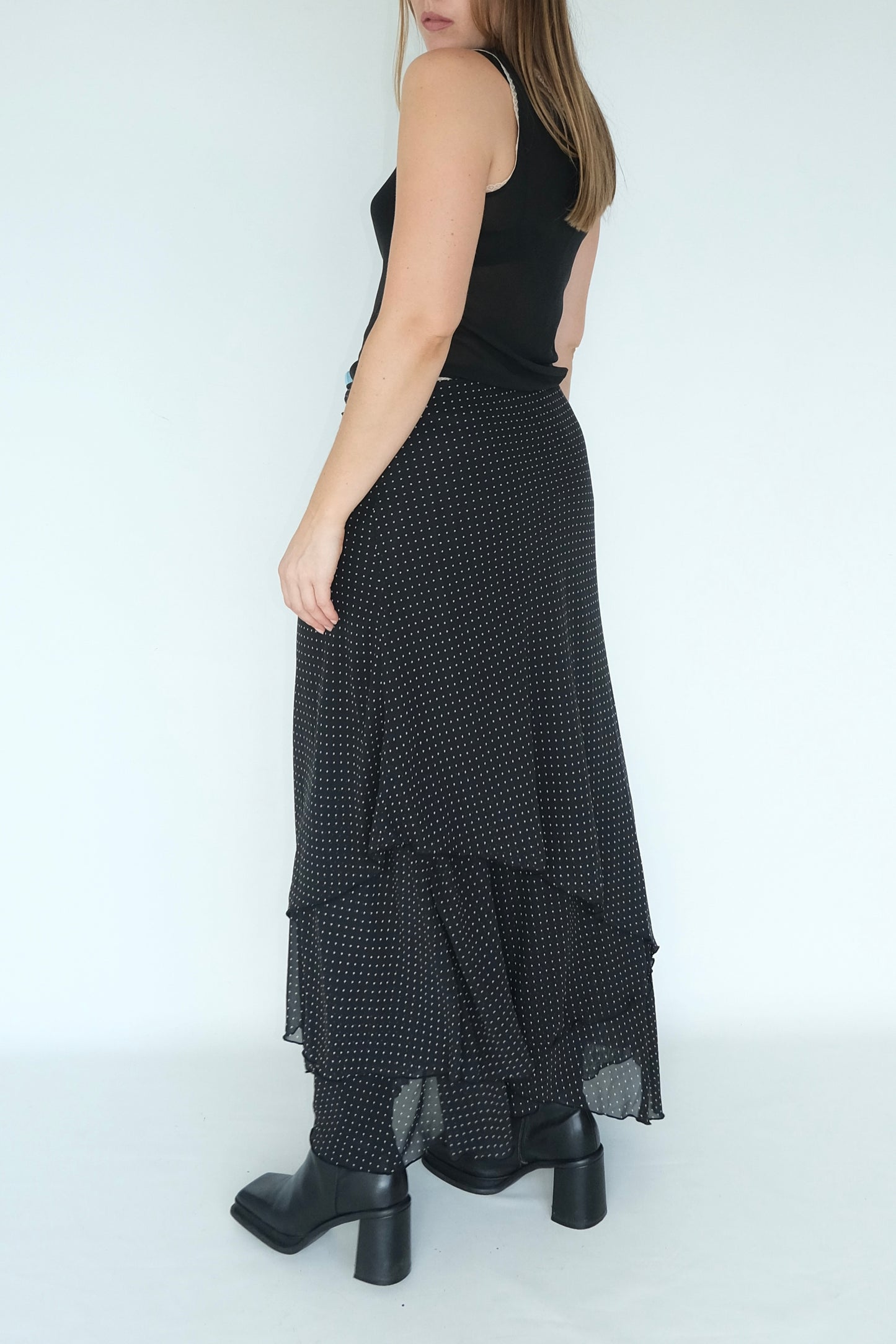 Polkadot Ruffle Skirt