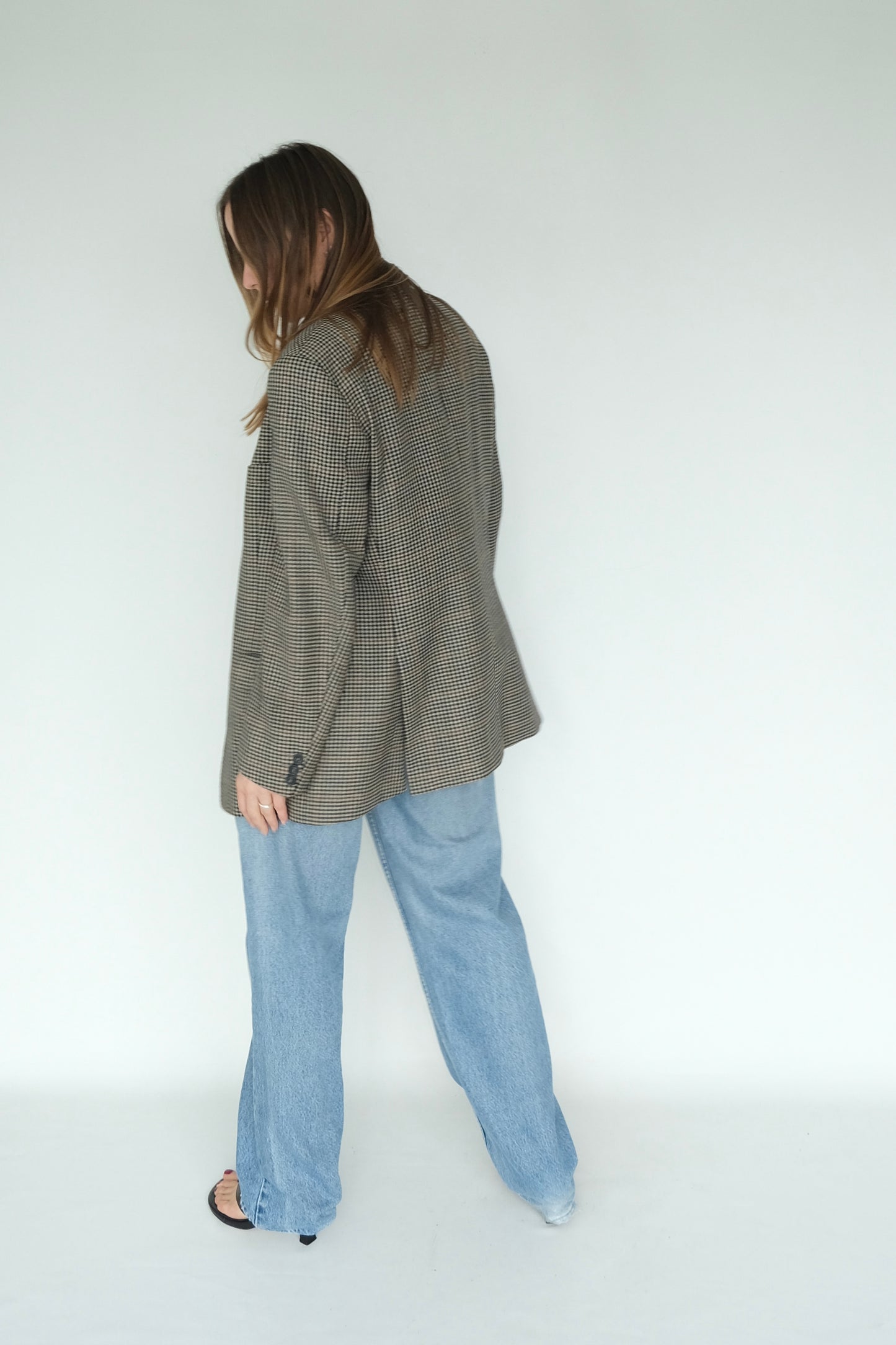 Gieves Wool Houndstooth Blazer