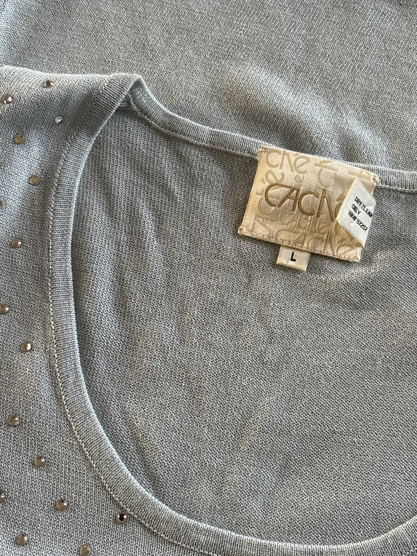 Cache Cotton Knit T-Shirt