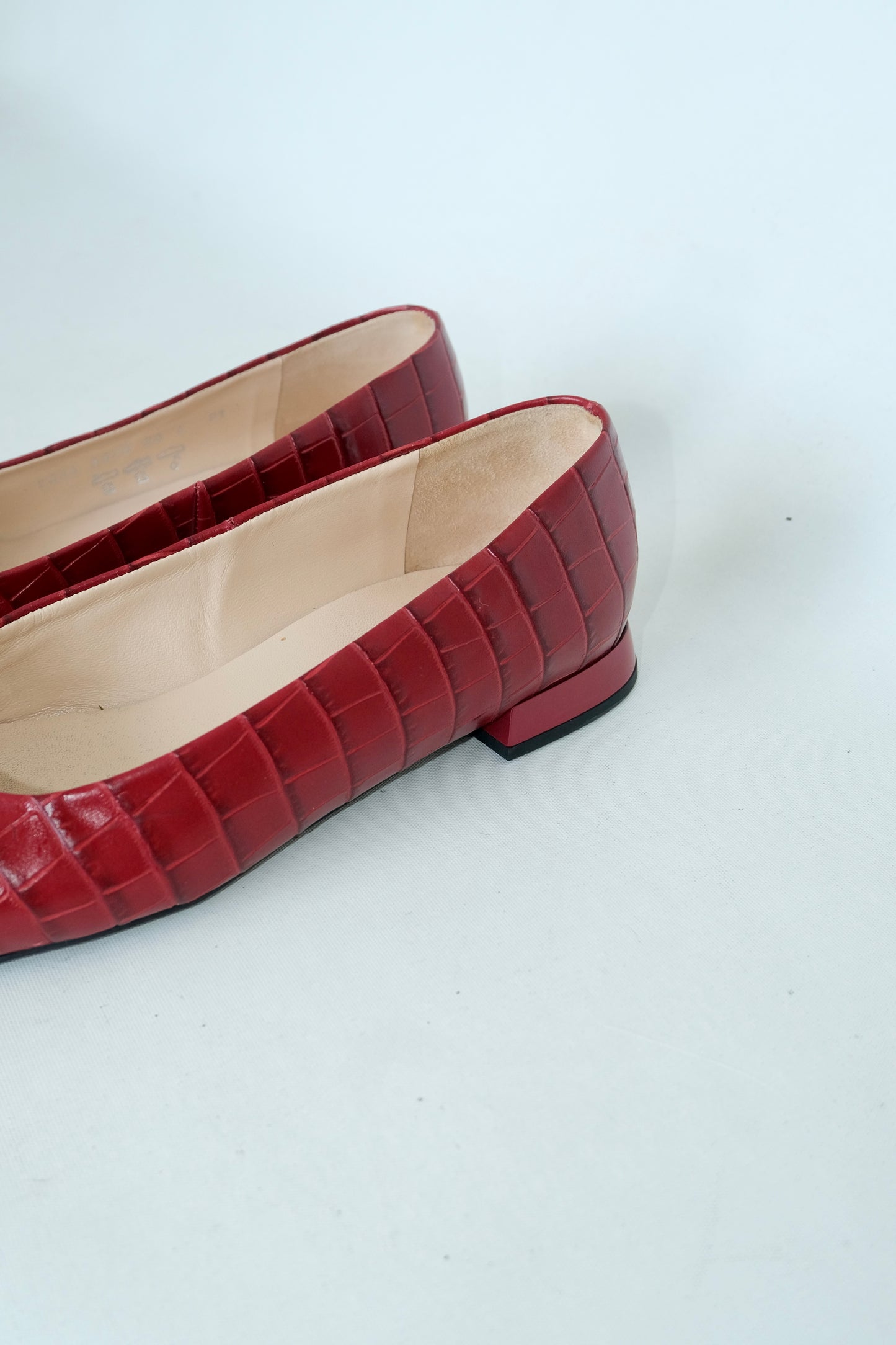 Hogl Patent Leather Ballet Flats