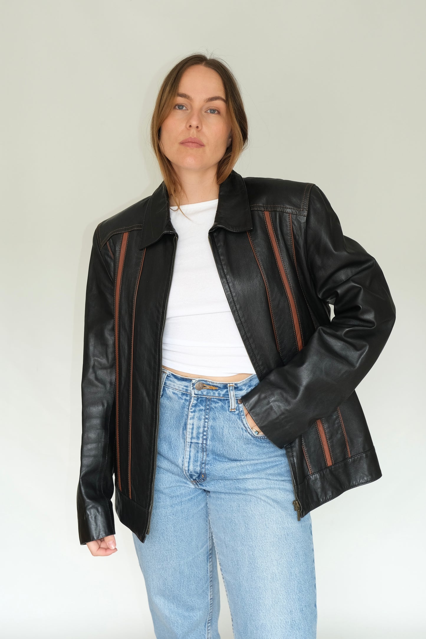 Caroline Moore Leather Jacket