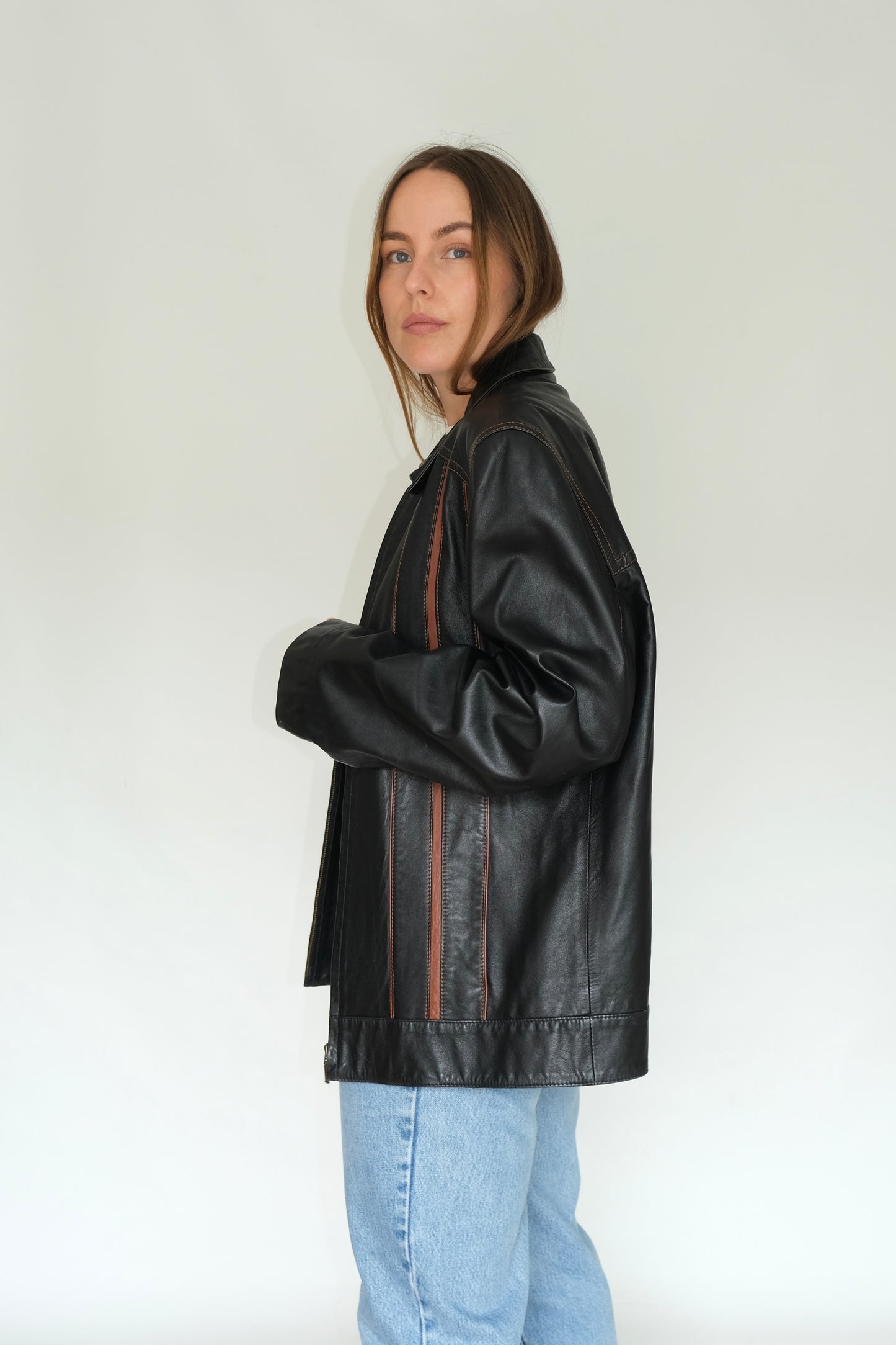 Caroline Moore Leather Jacket