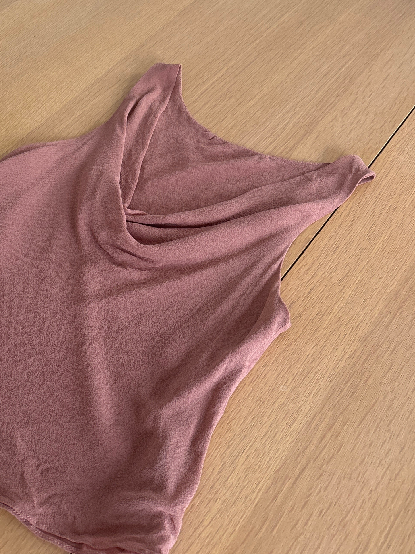 Silk Cowl Top