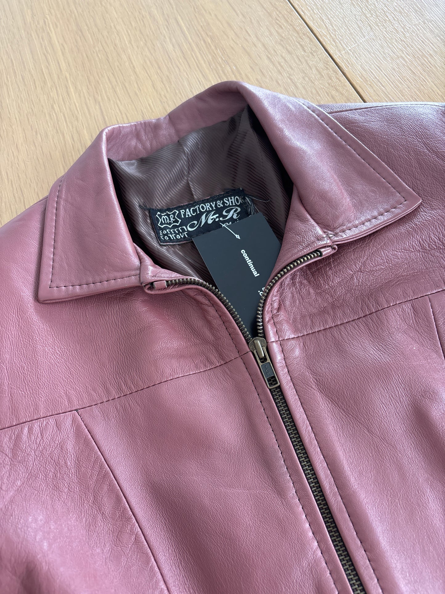 90’s Rosewood Leather Jacket