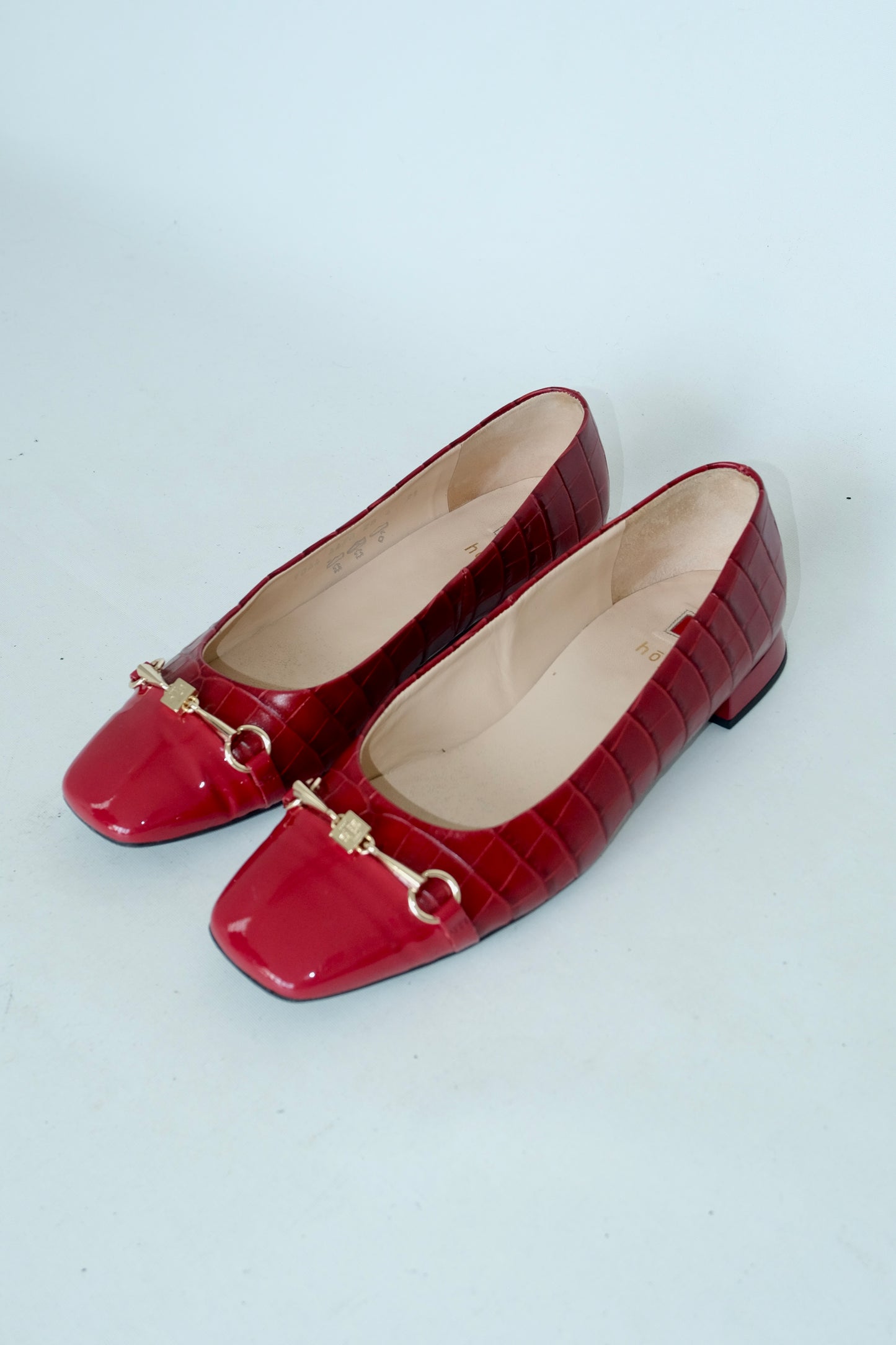 Hogl Patent Leather Ballet Flats