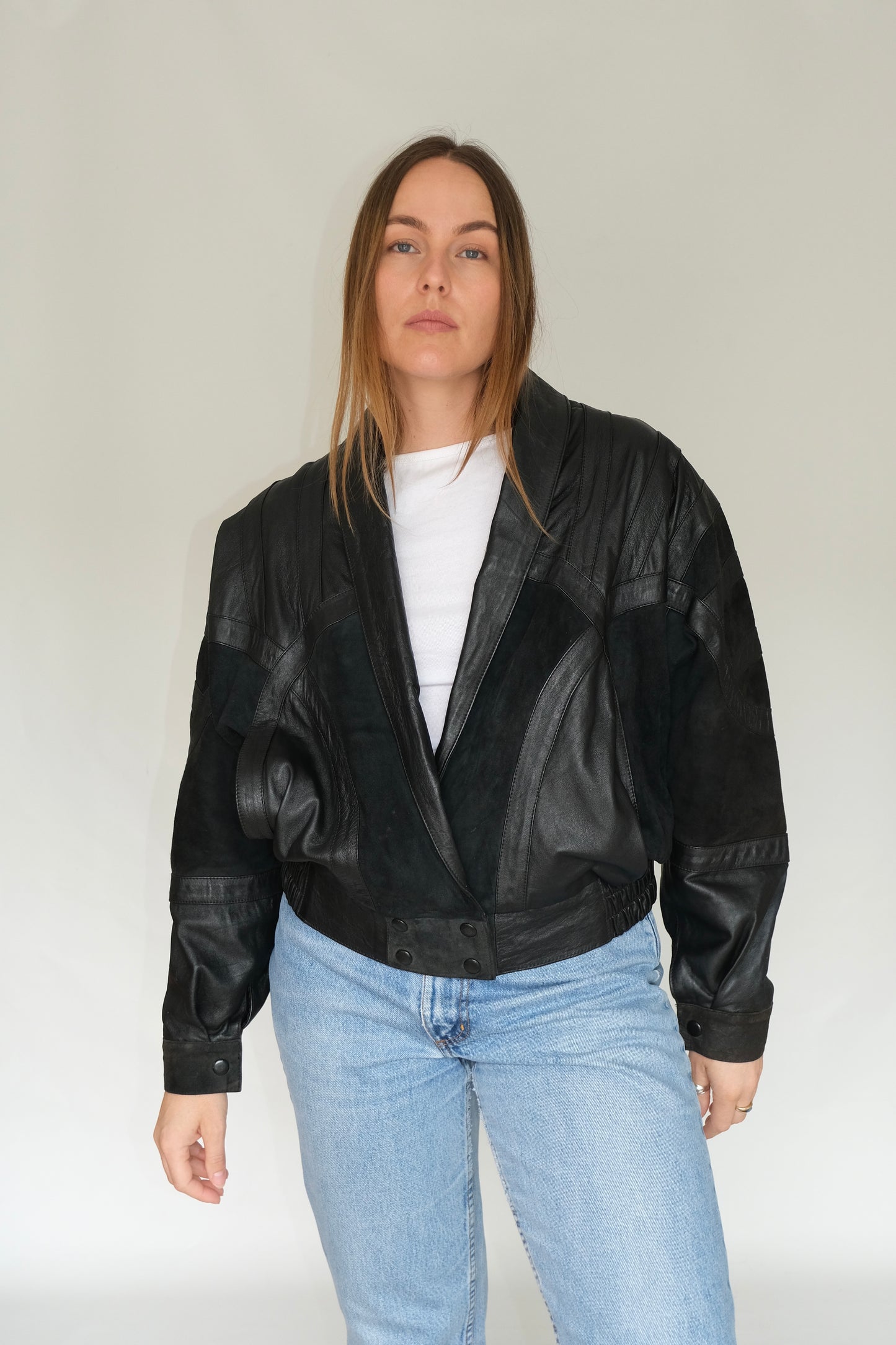 La Mode 80’s Leather Jacket