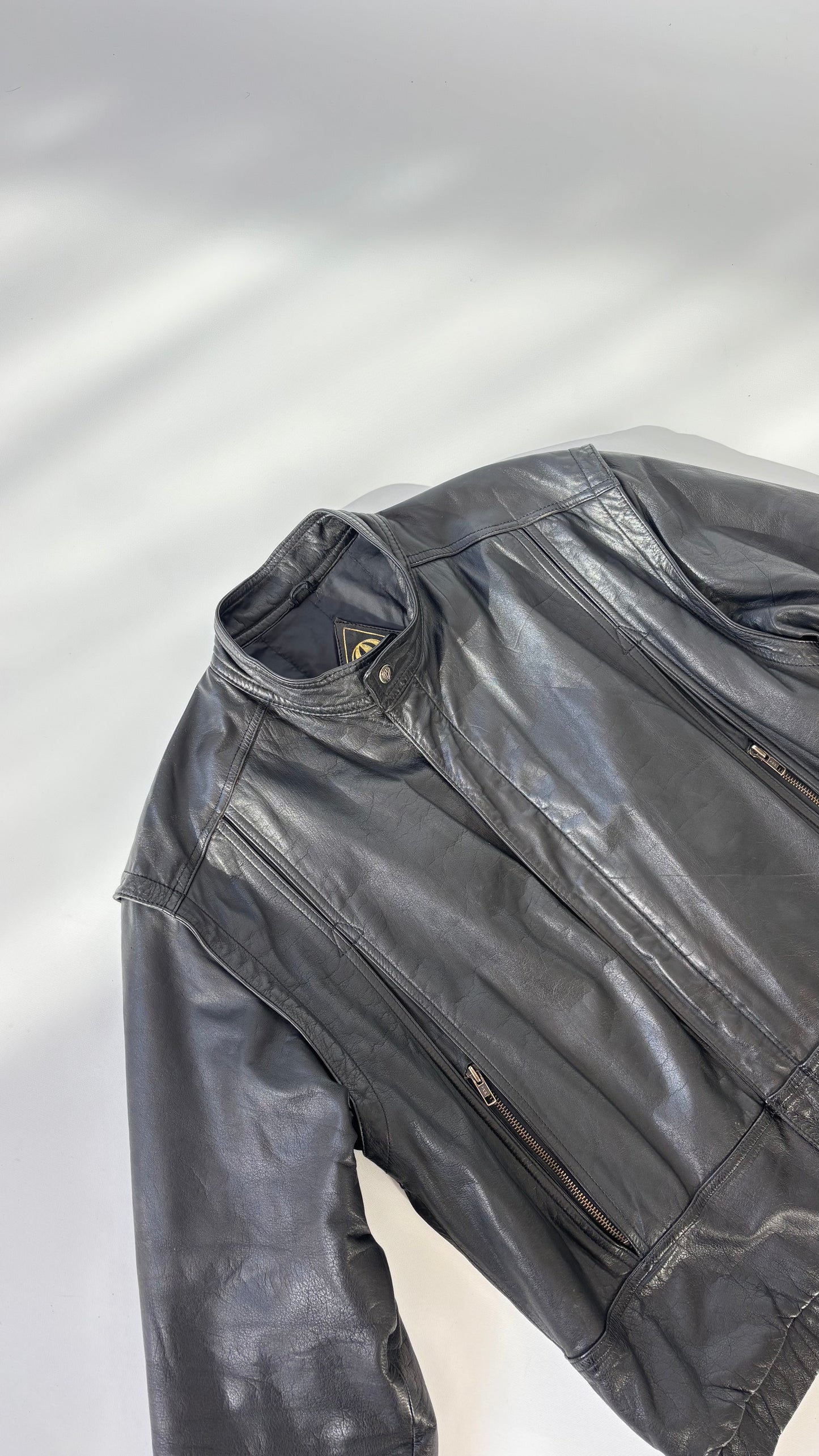 Altitude Korean Cafe Racer Leather Jacket