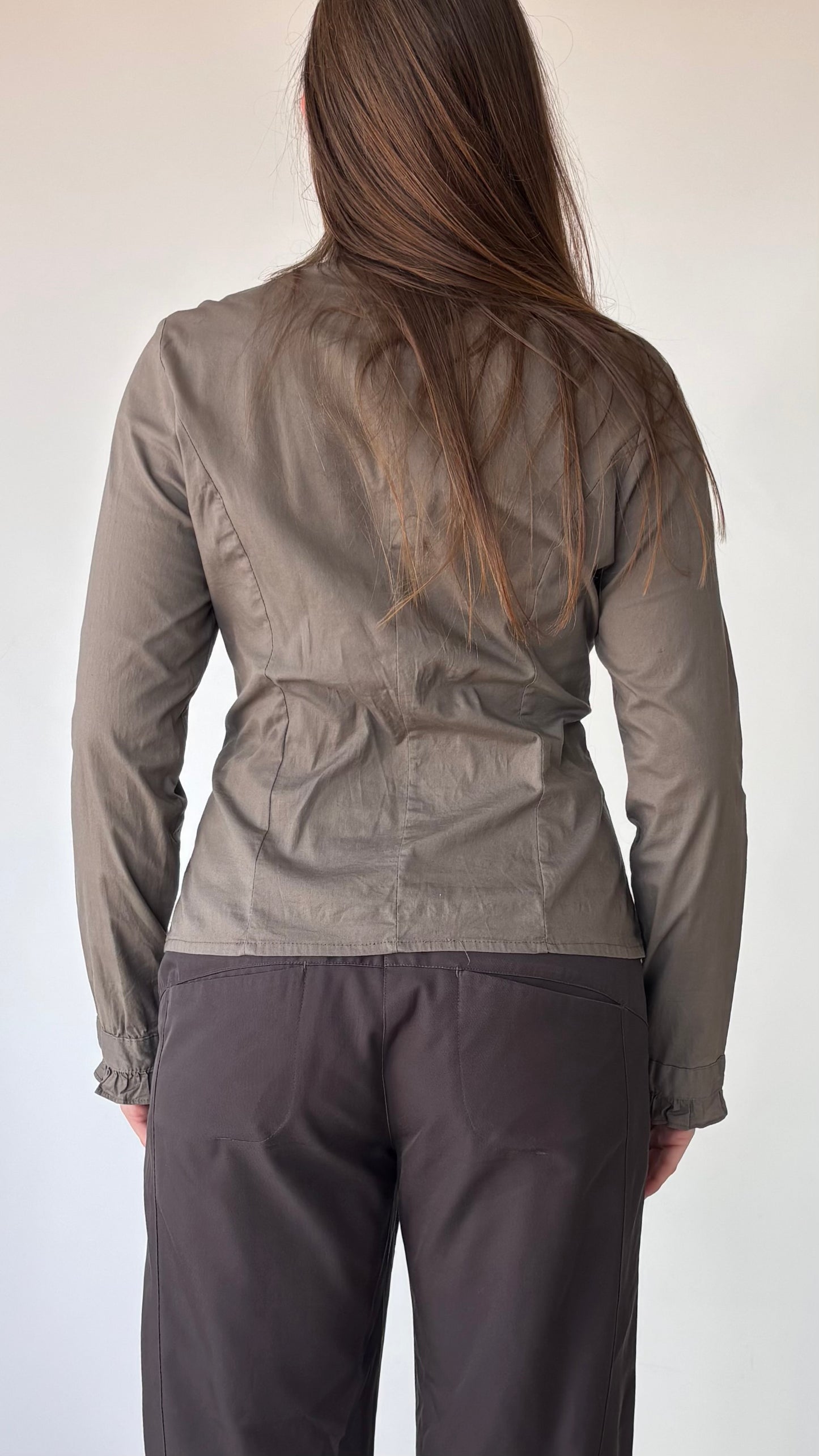 Levina Ruffle Shirt Jacket (12-14)