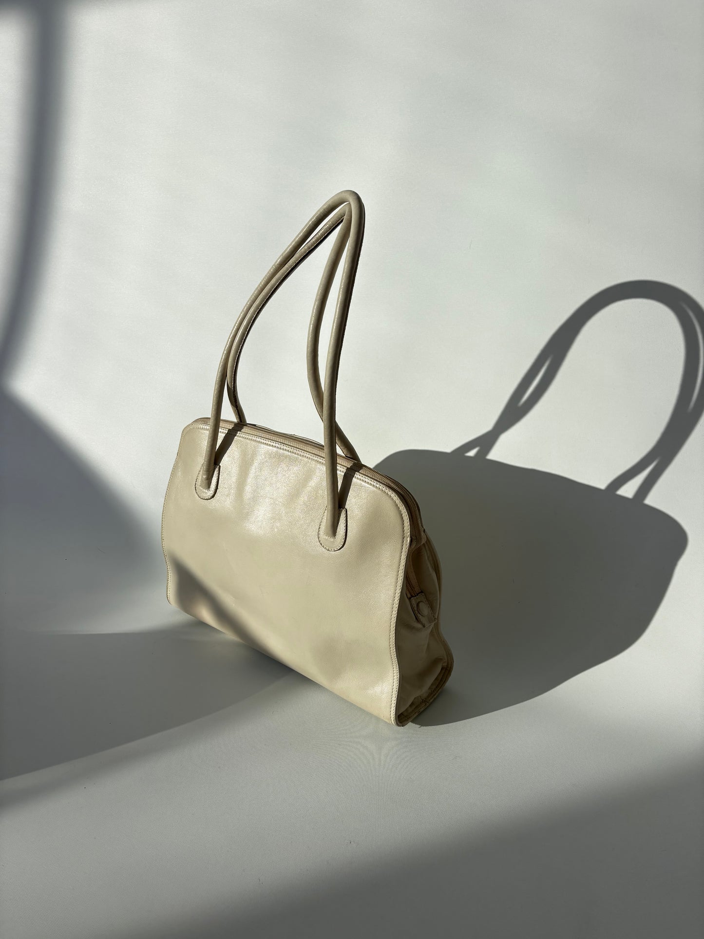 Cellini Cream leather bag