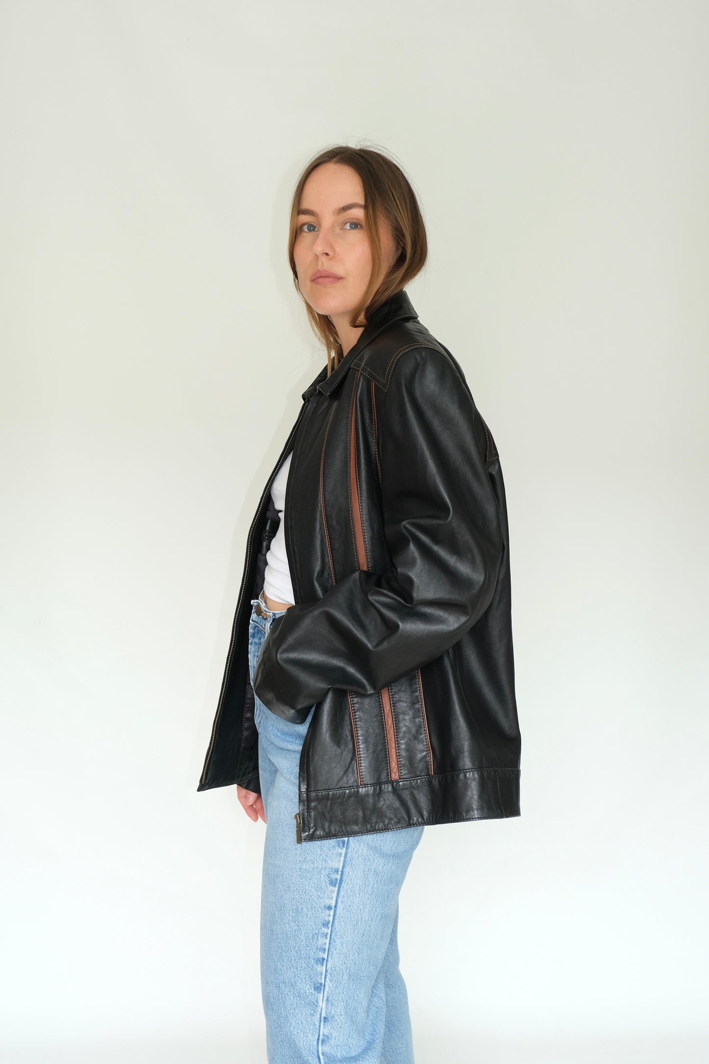 Caroline Moore Leather Jacket