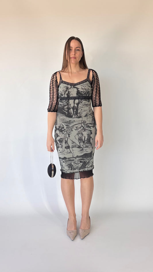 Virus Renaissance Mesh Dress (6-12)