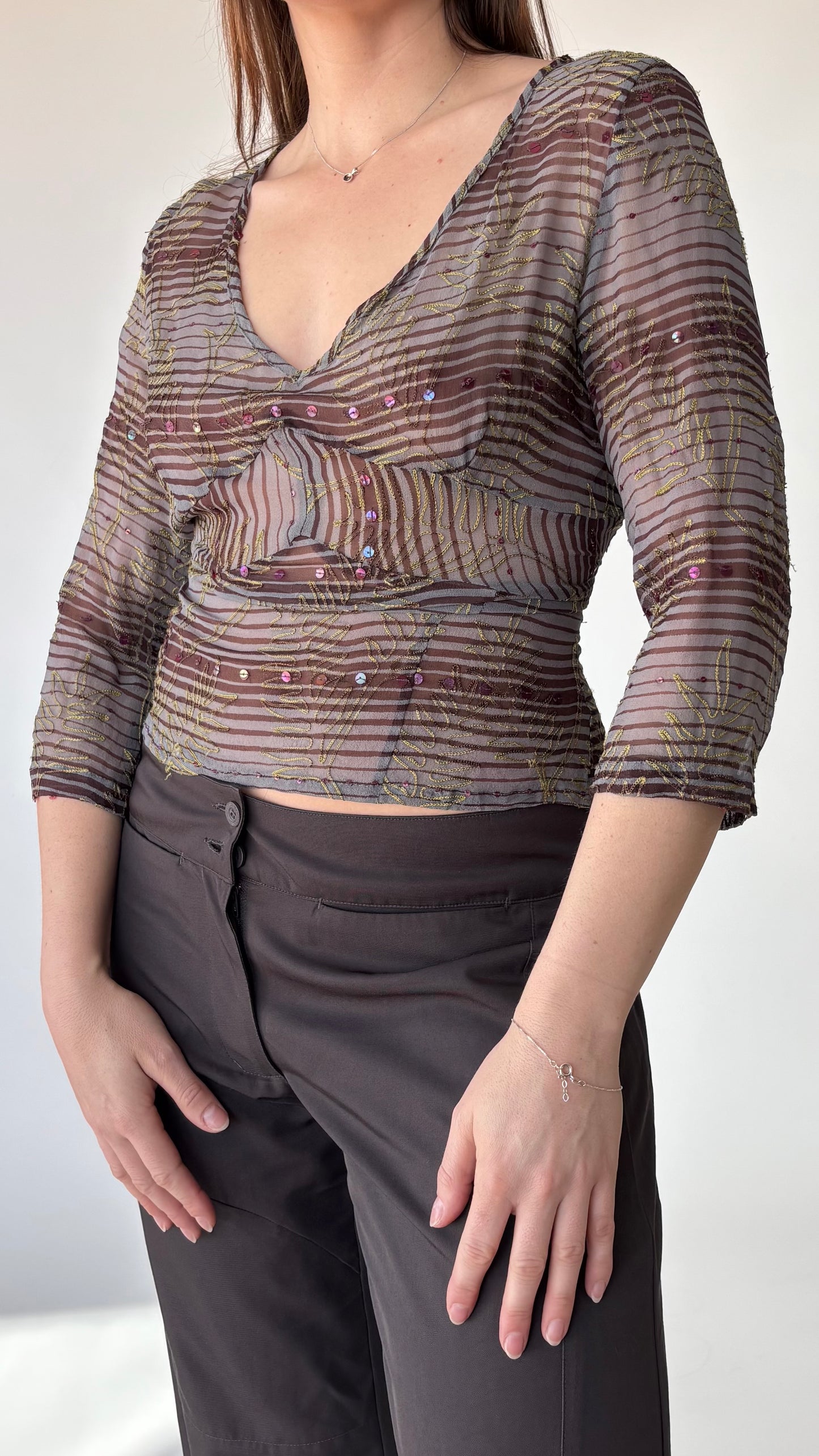 Judith Malcolm Silk Top (14-16)