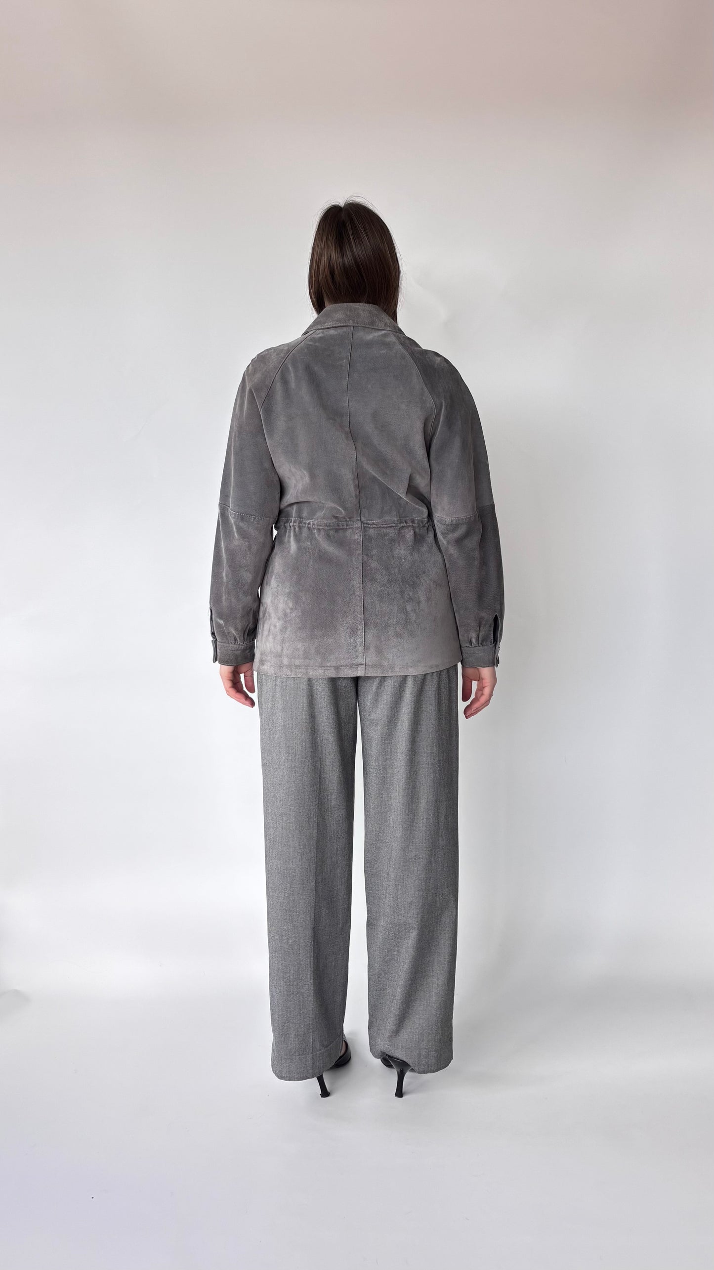 St Michael’s Suede Leather Jacket (6-10)