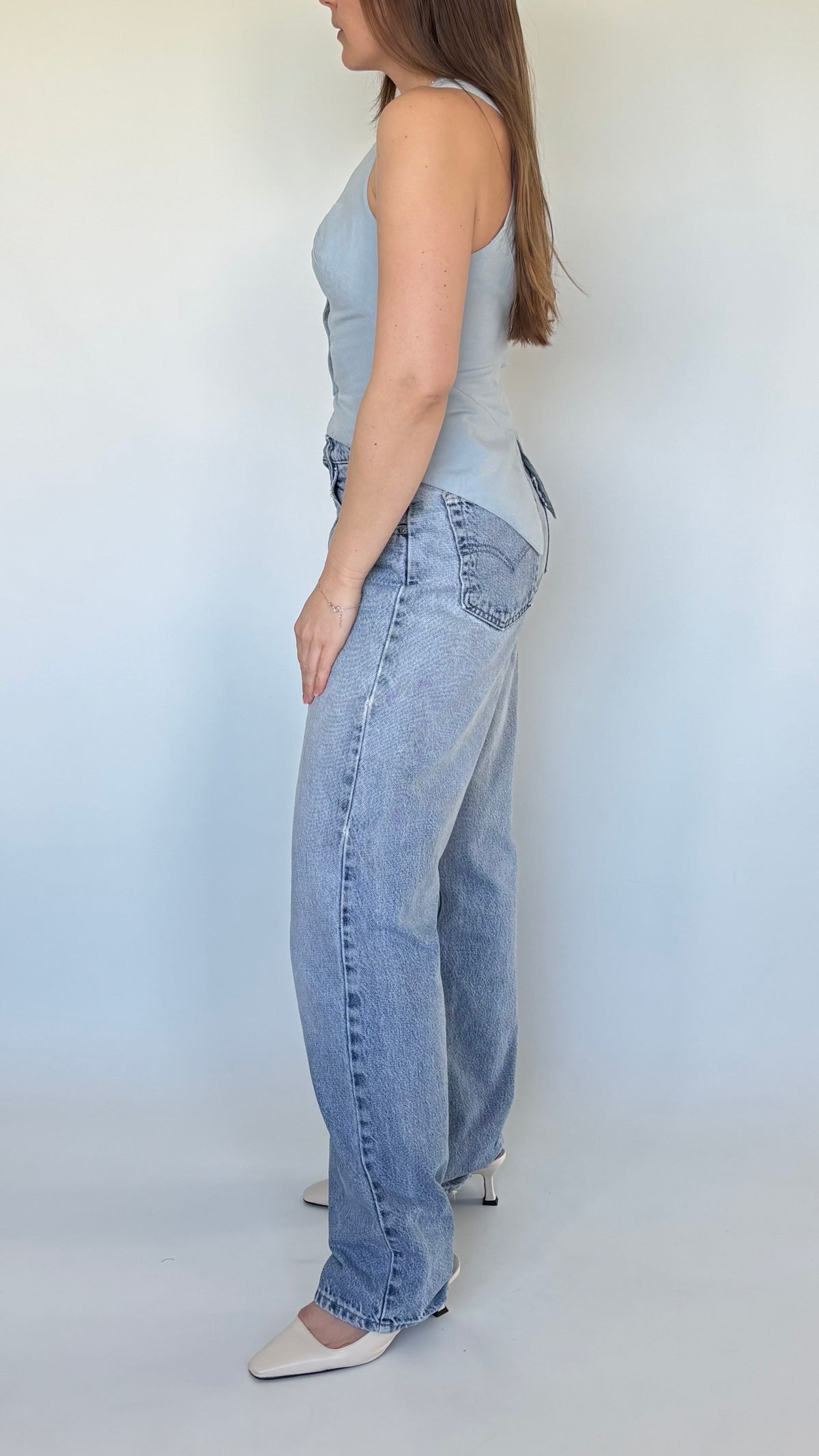 Peppertree Linen Bodice Top