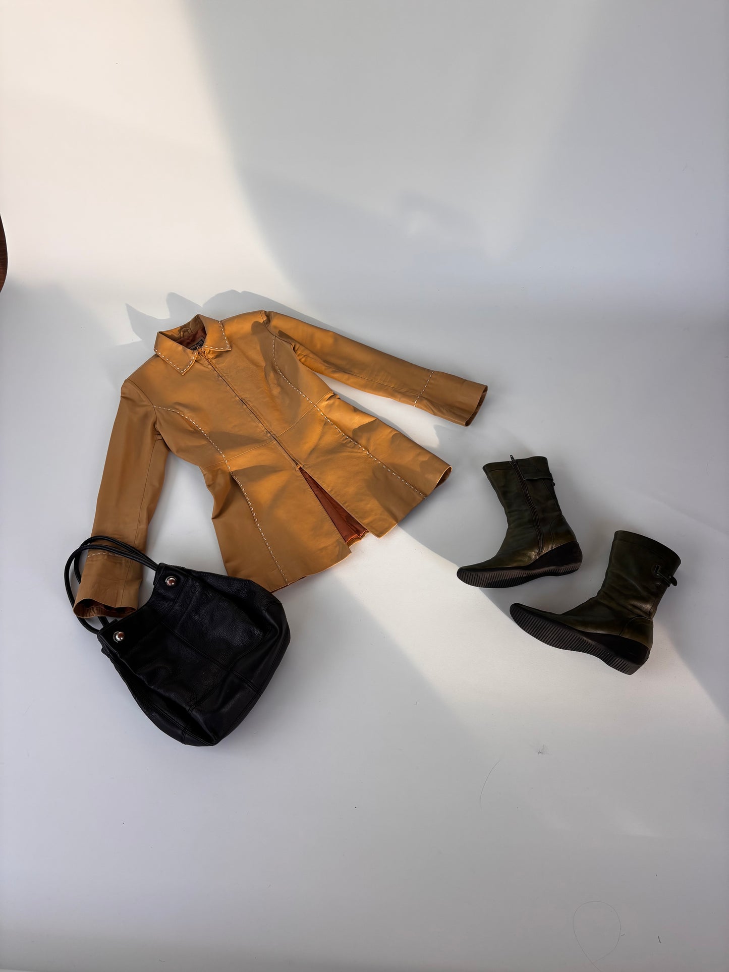 Melasti Tan Leather Jacket (6-10)