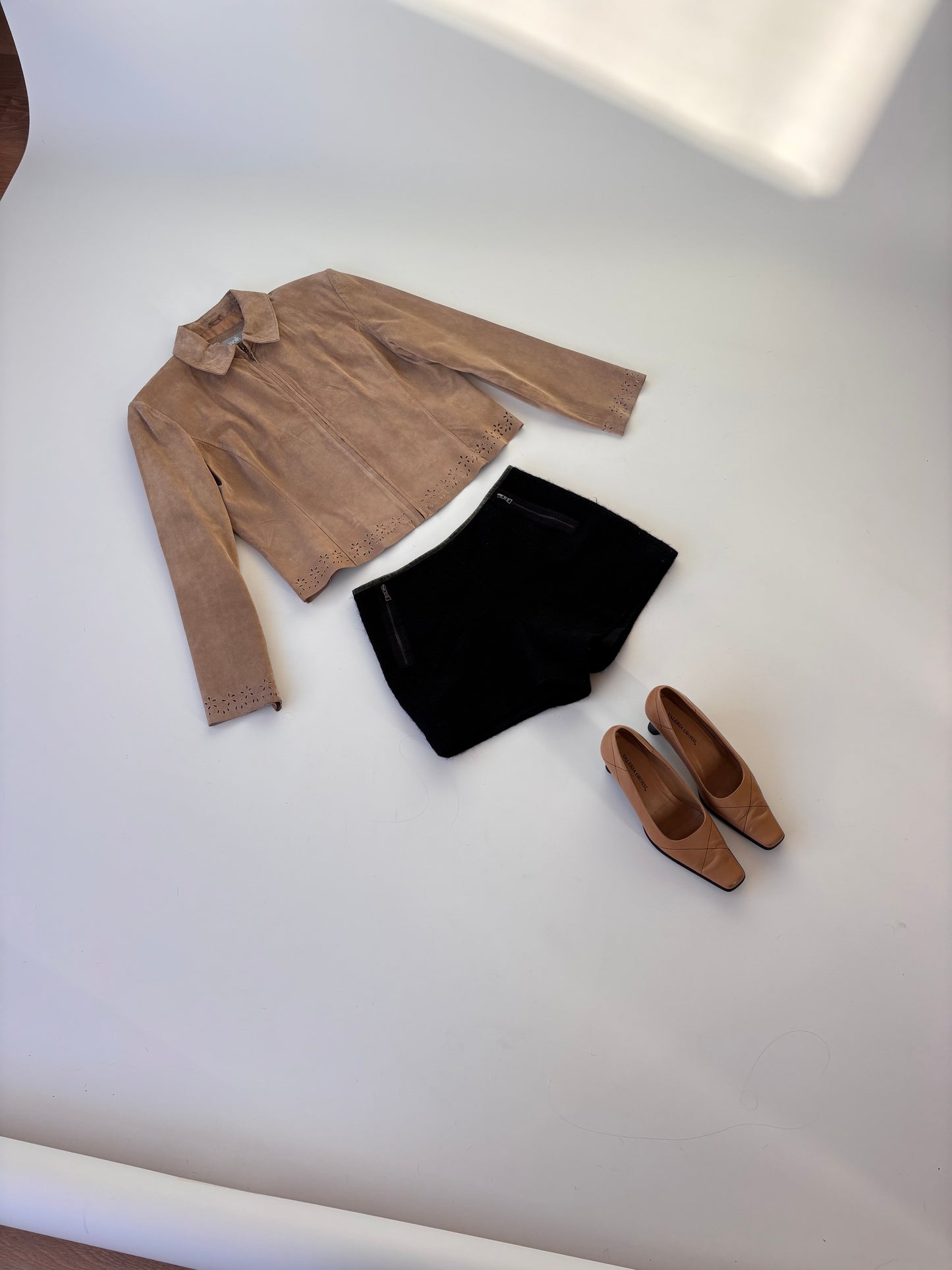 Wallis Suede Perforated Jacket