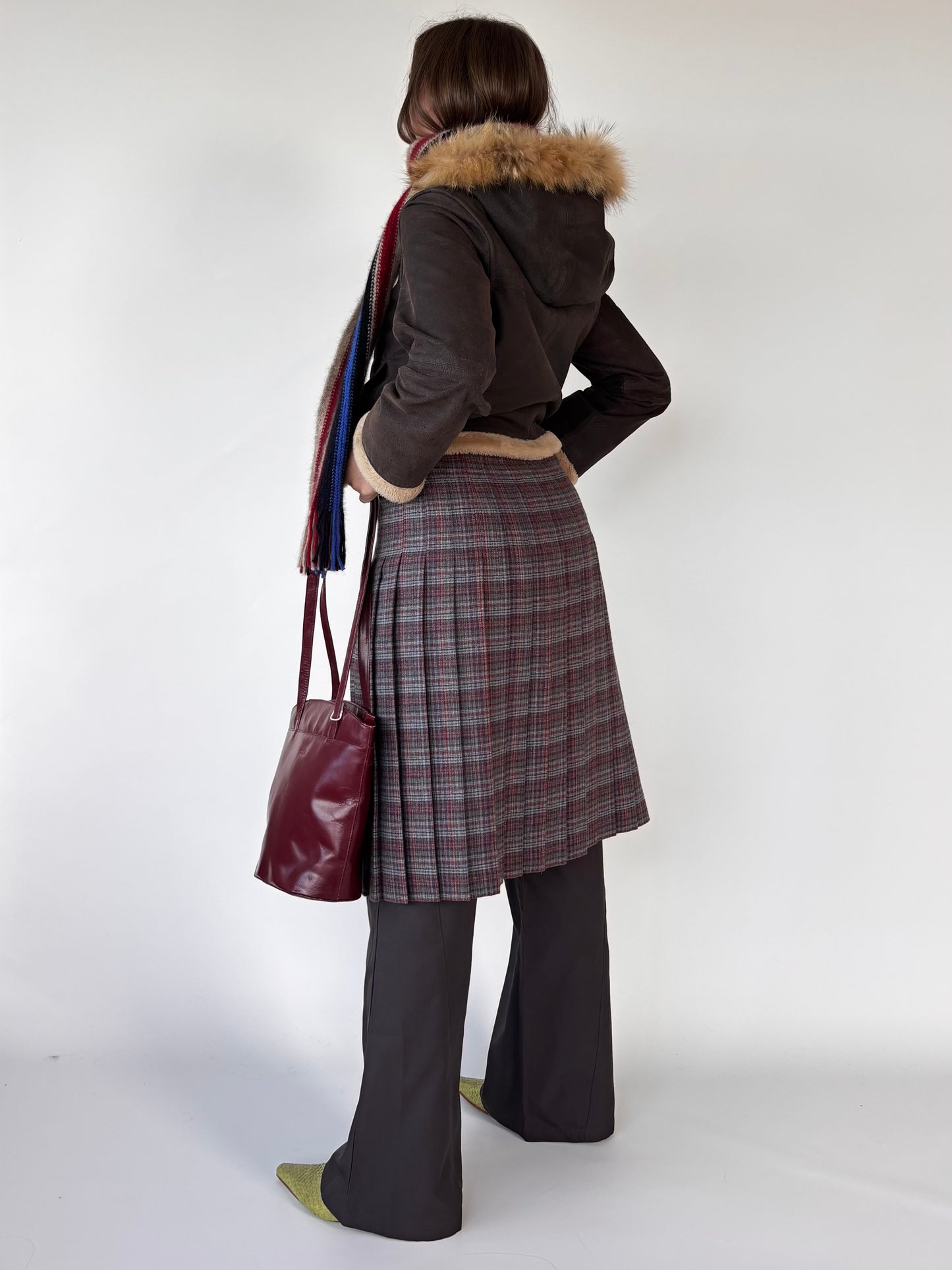Vera Pelle Fur hooded leather jacket (6-10)