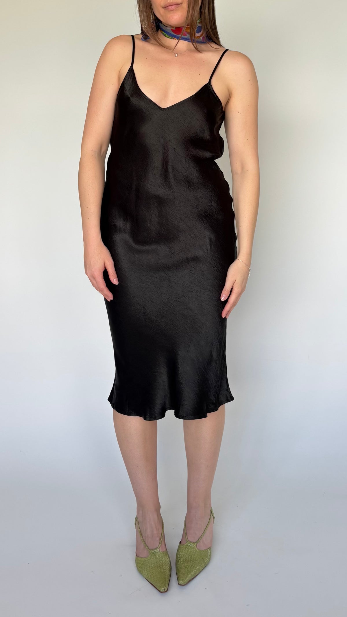Ricochet Satin Bias Dress (6-8)