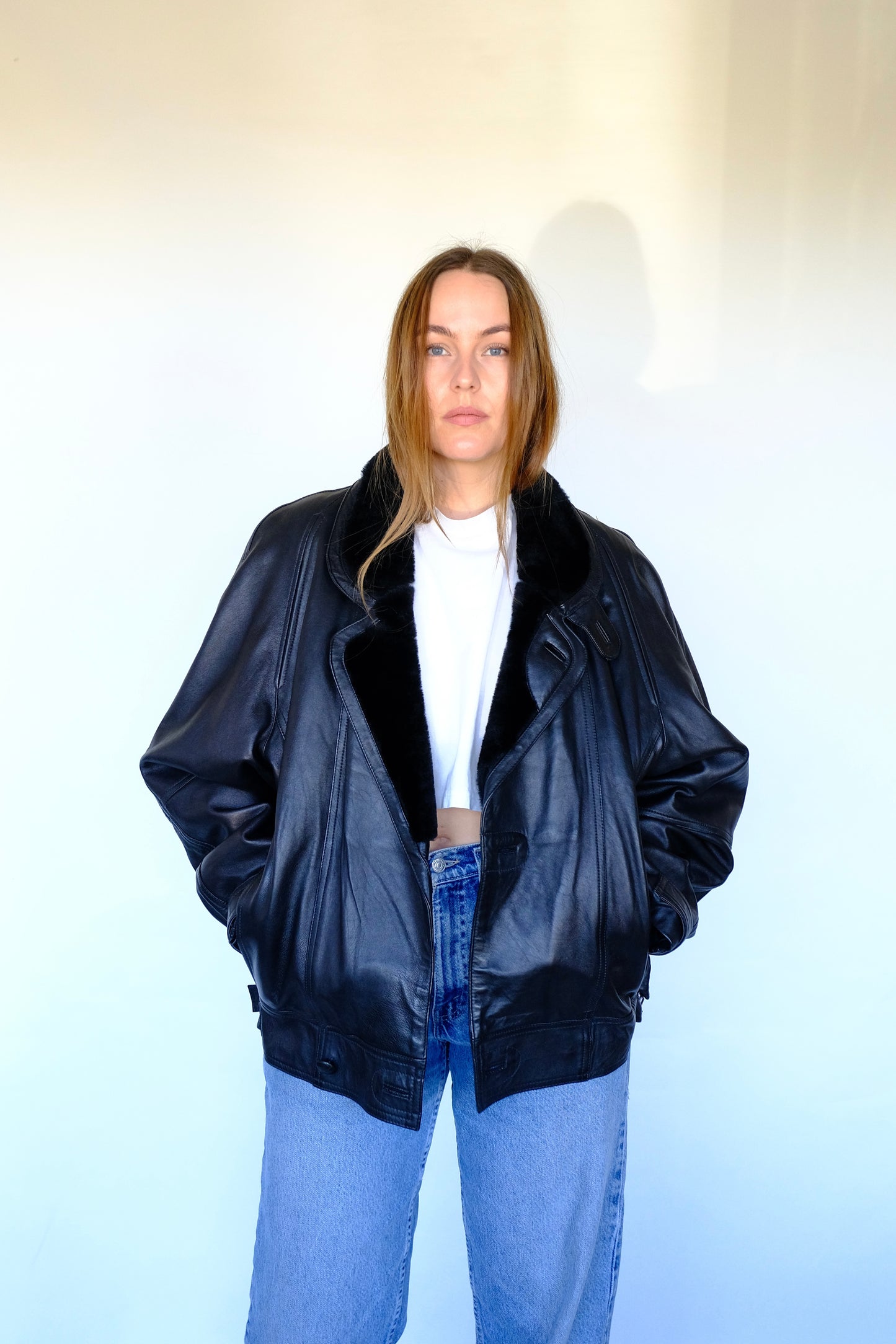 Laranzo Bond Leather Bomber