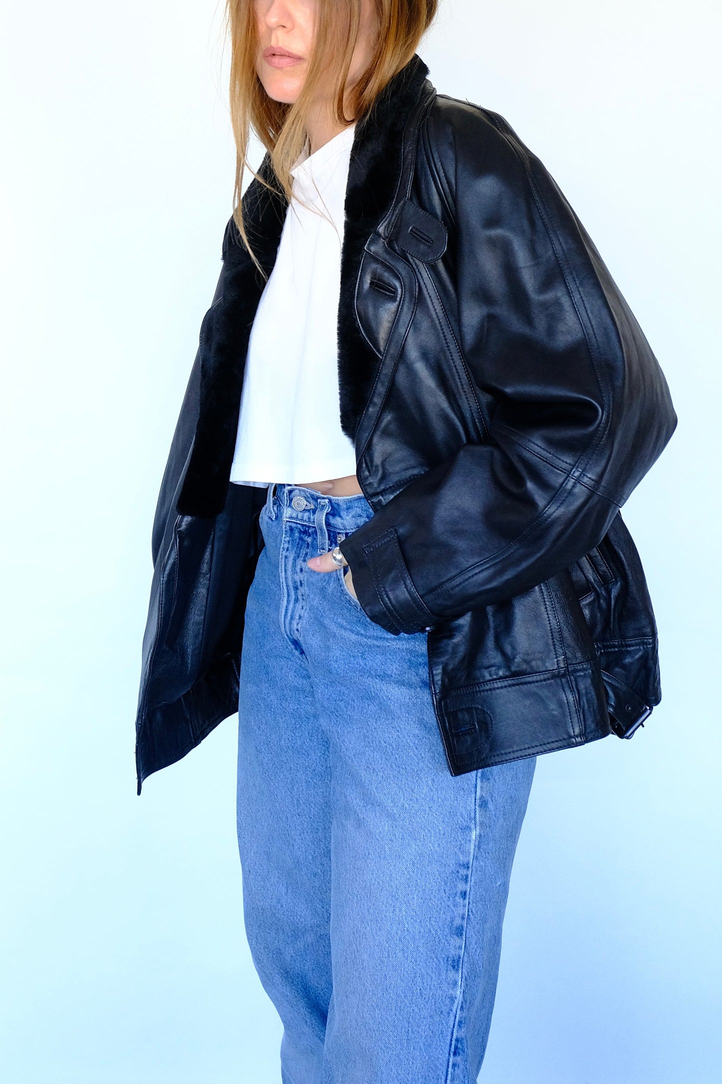 Laranzo Bond Leather Bomber