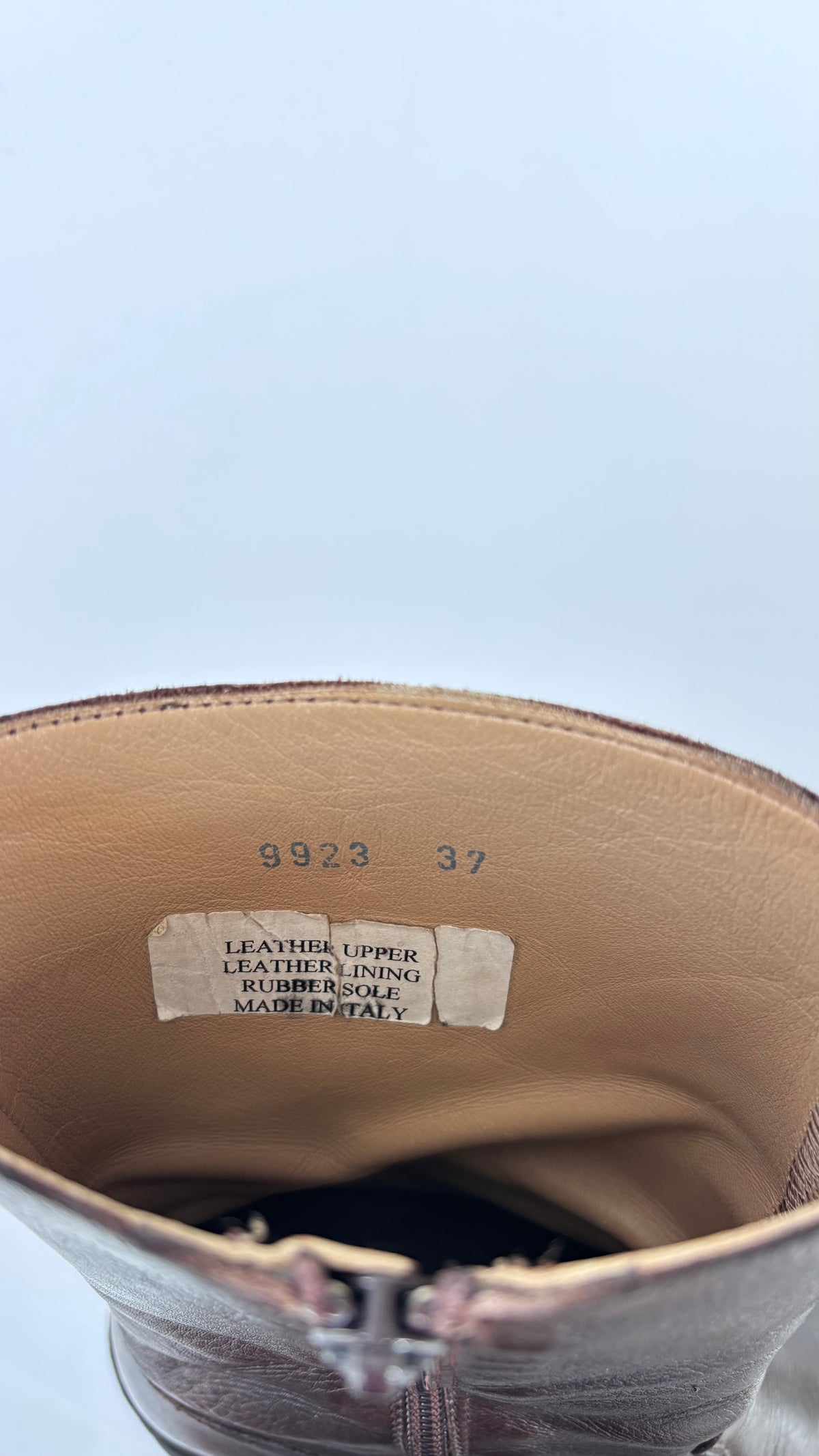 Italian Leather Wedge Boot (37)