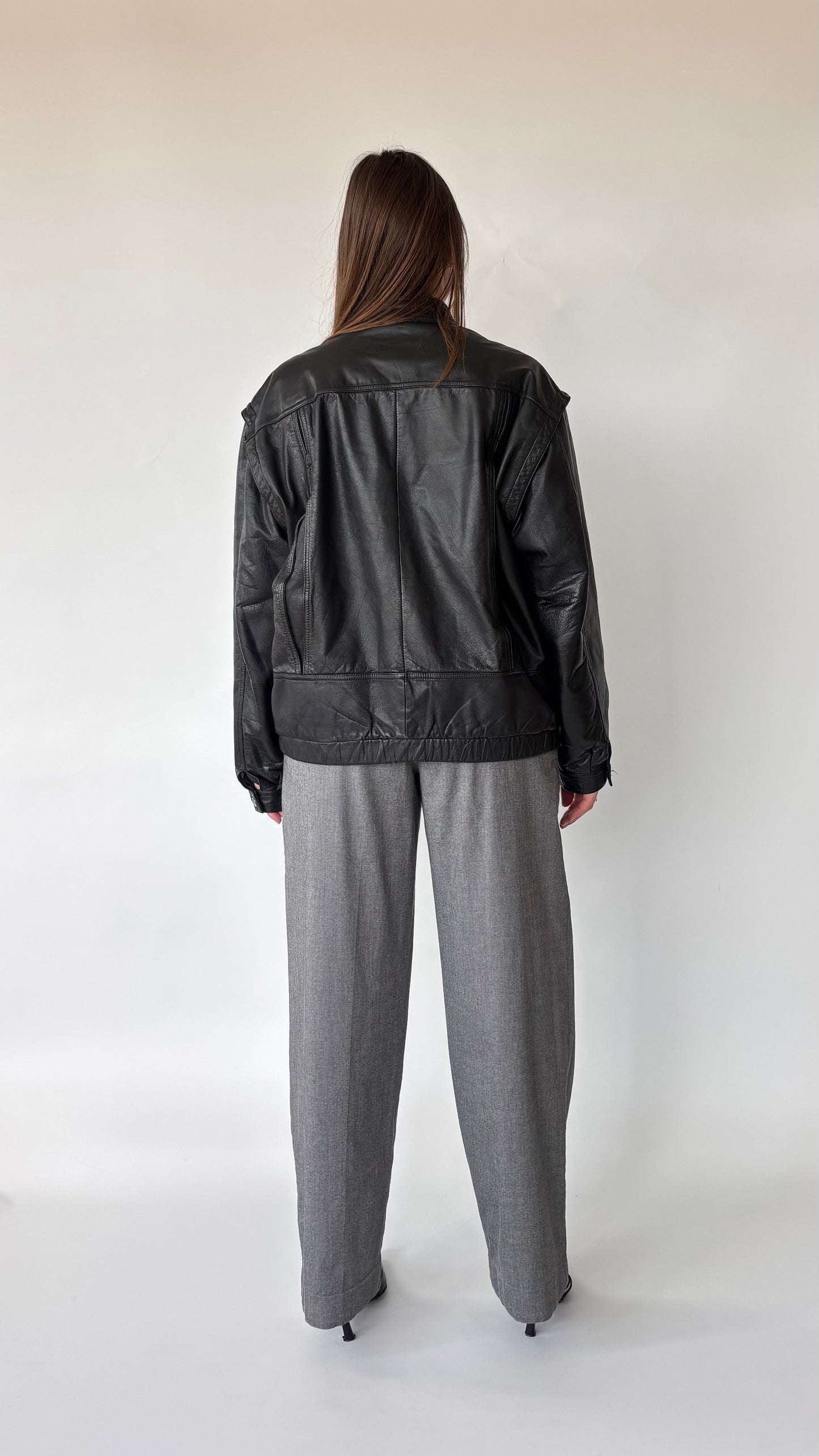 Altitude Korean Cafe Racer Leather Jacket