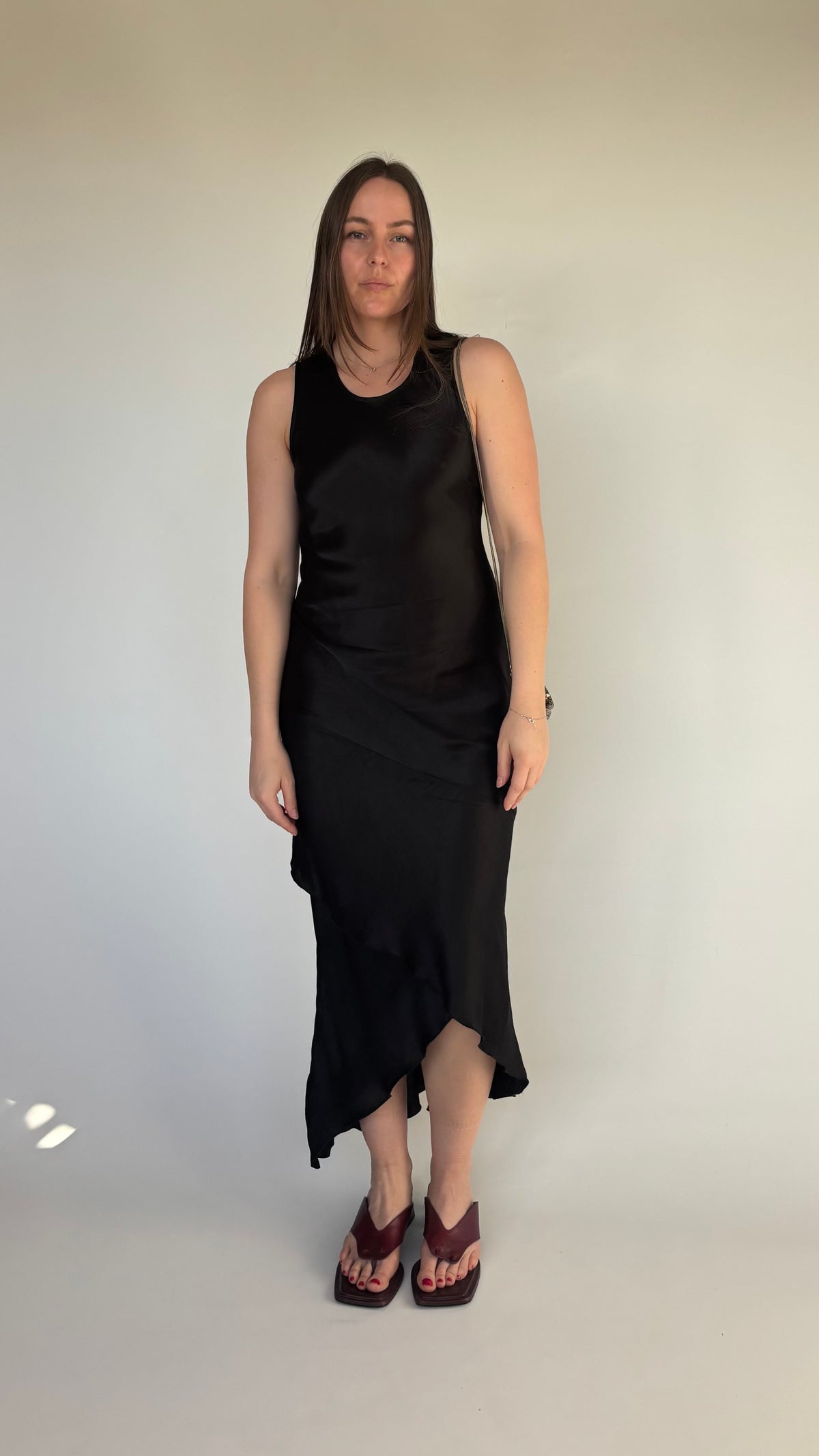 Per Una Satin Bias Dress