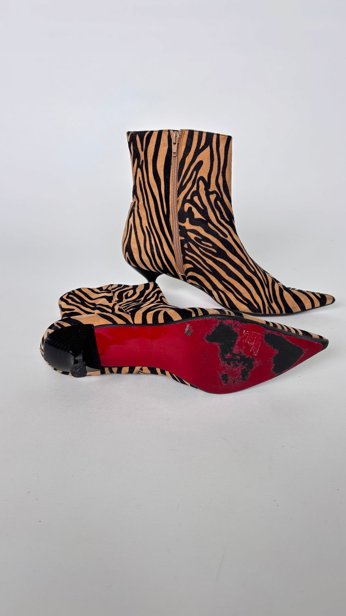 Lodi Zebra Ankle Boots (40/41)