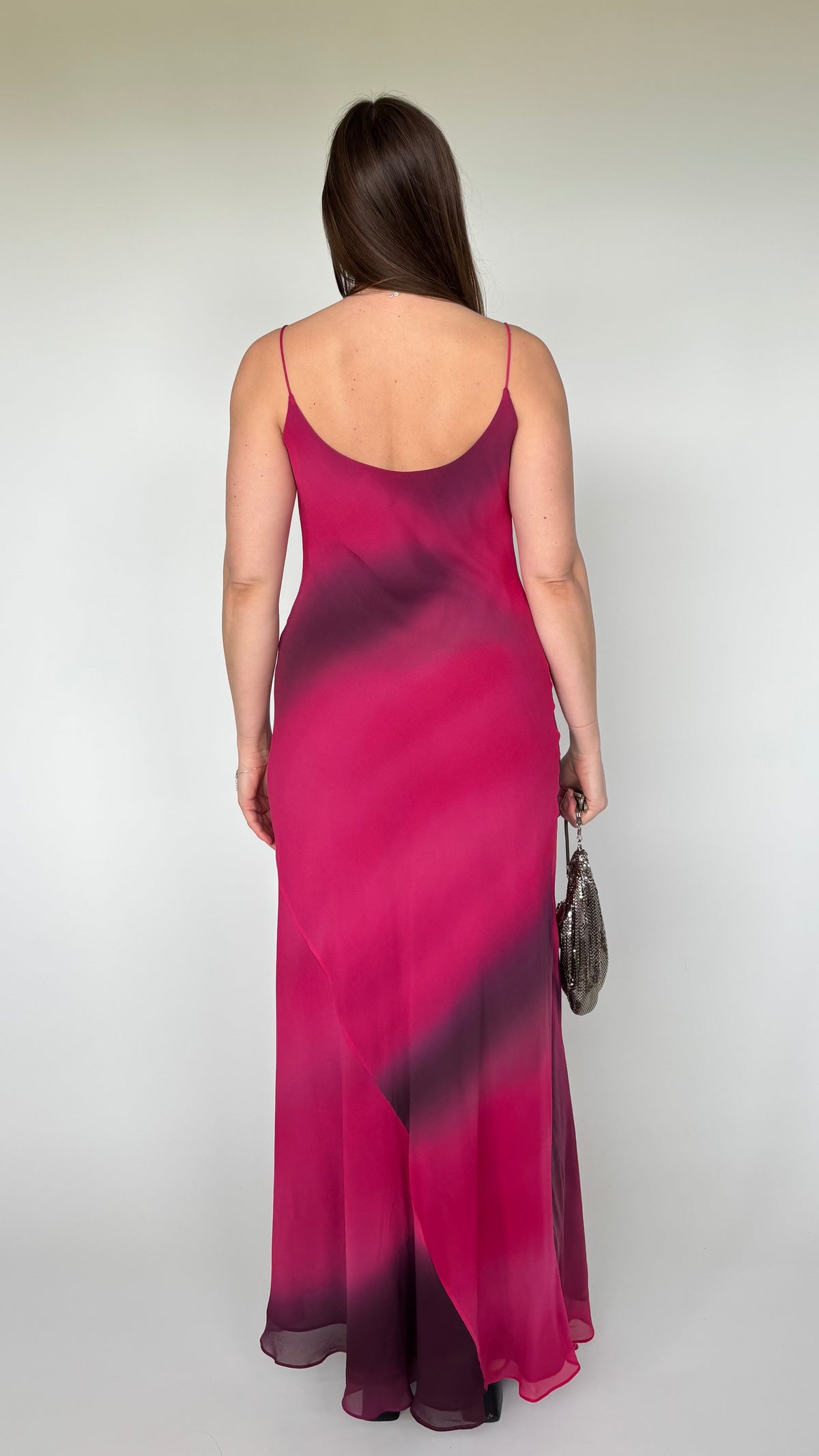 Monsoon Silk Bias Dress (8-10)