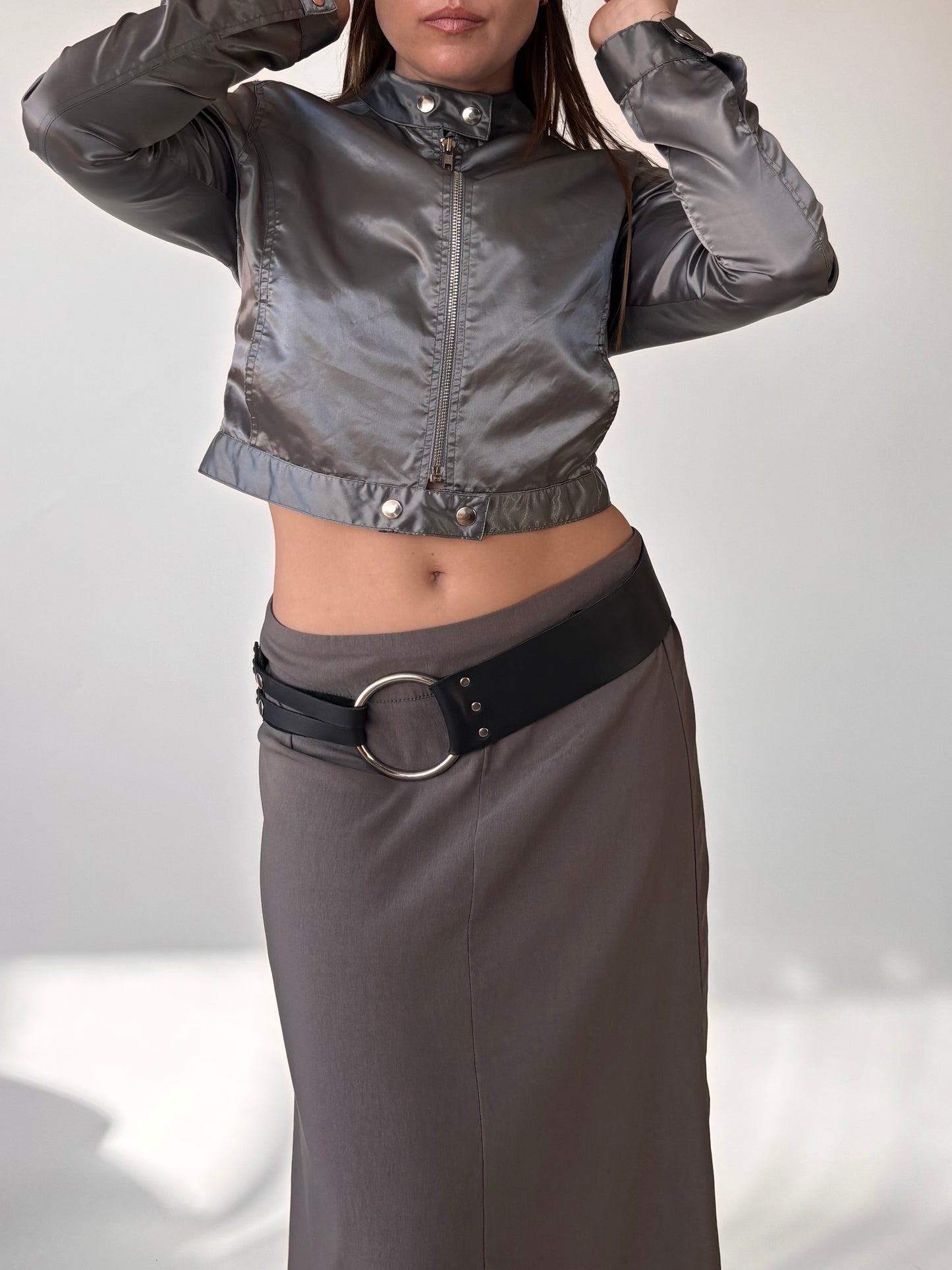 Saba 2000’s Metallic Moto Jacket (6-10)