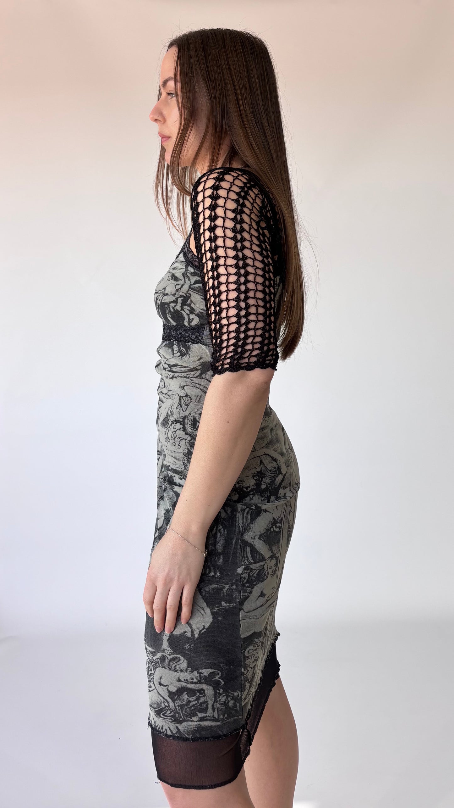 Virus Renaissance Mesh Dress (6-12)