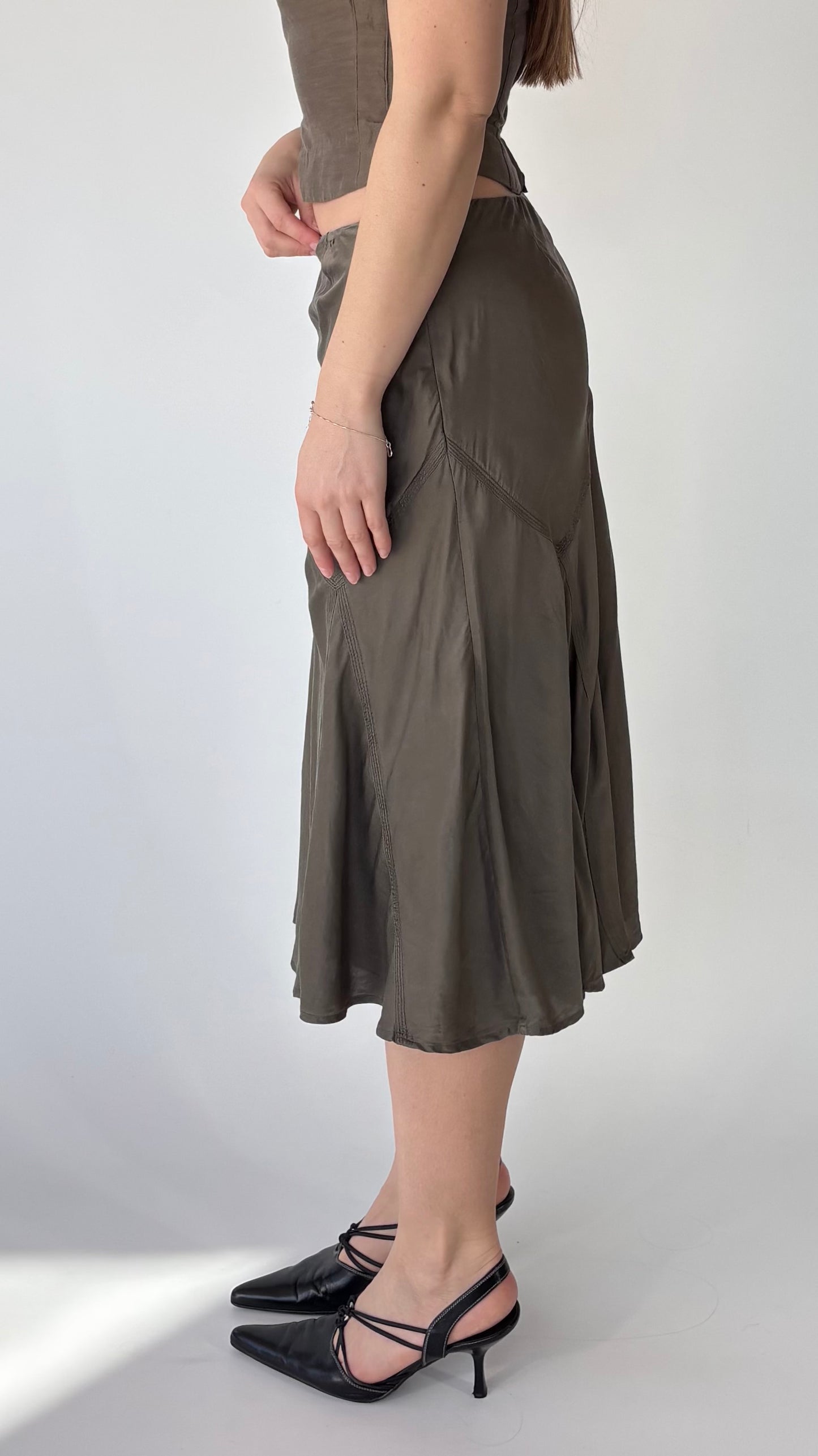 Coast Silk Panelled Skirt (10-12)
