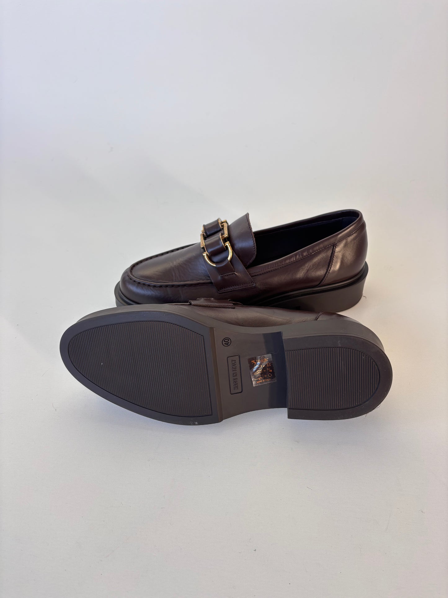 Emporio Italia Chocolate Loafers