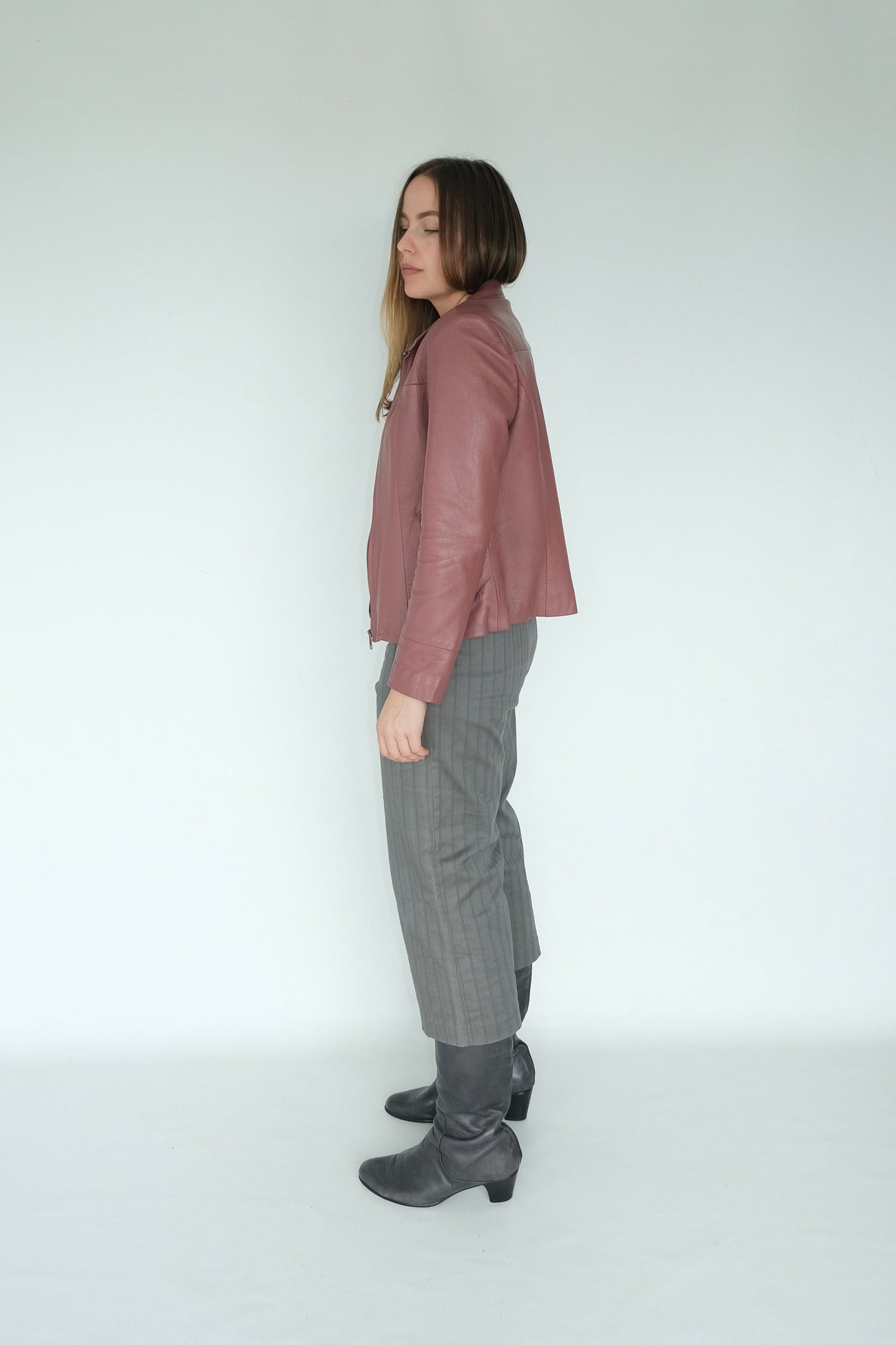 90’s Rosewood Leather Jacket