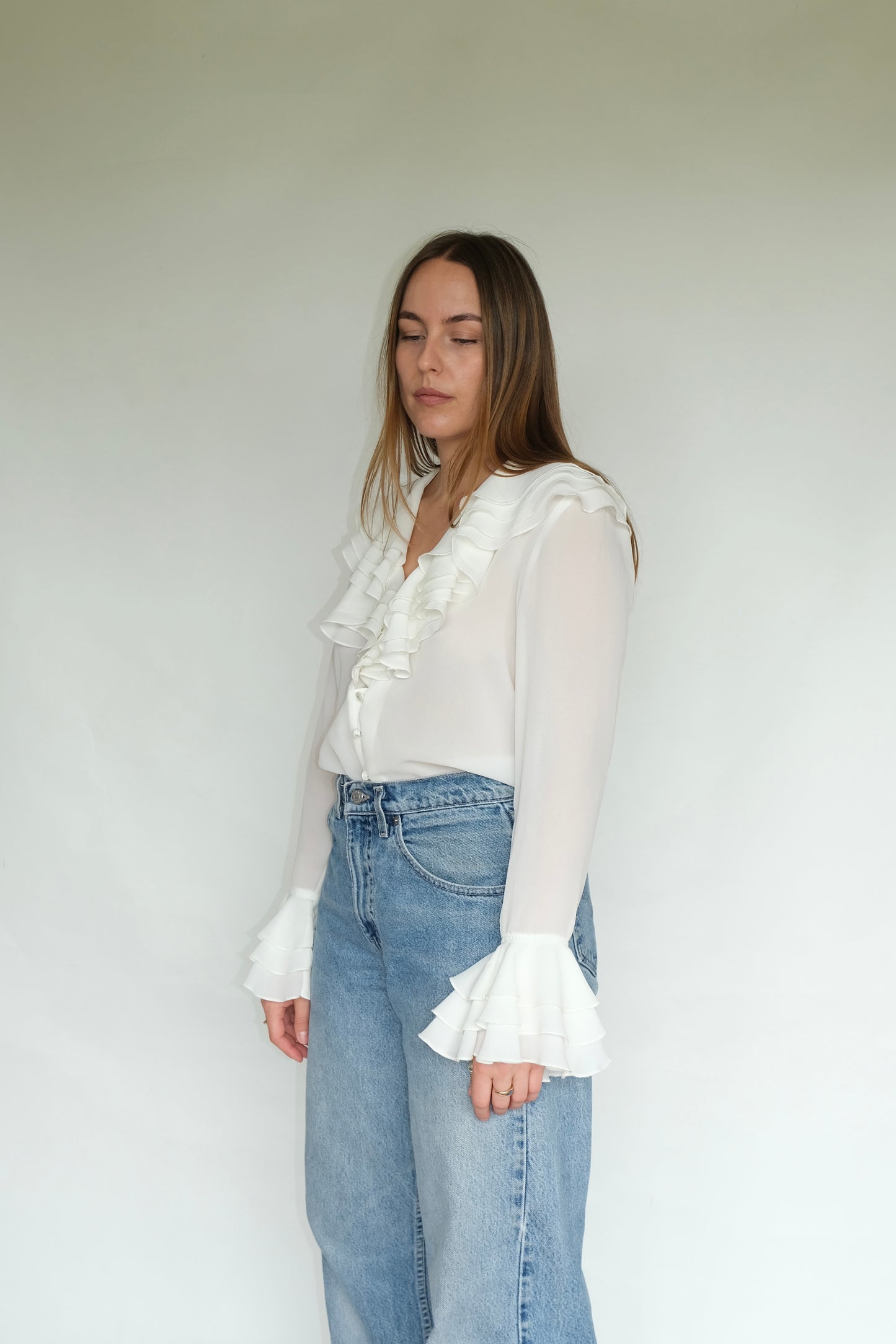 Thornton Hall Ruffle Blouse