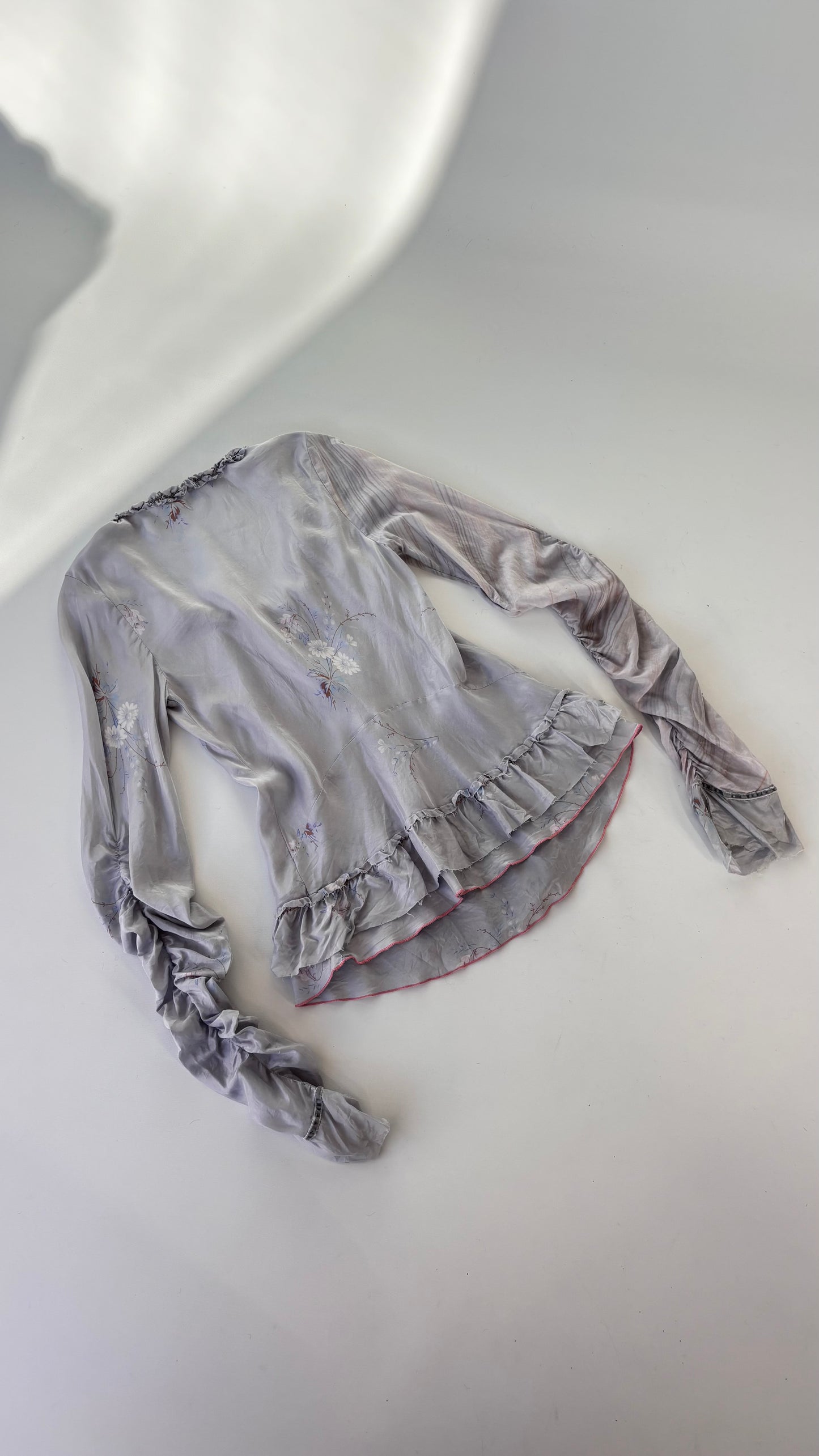 Marithé françois girbaud silk top (8-12)