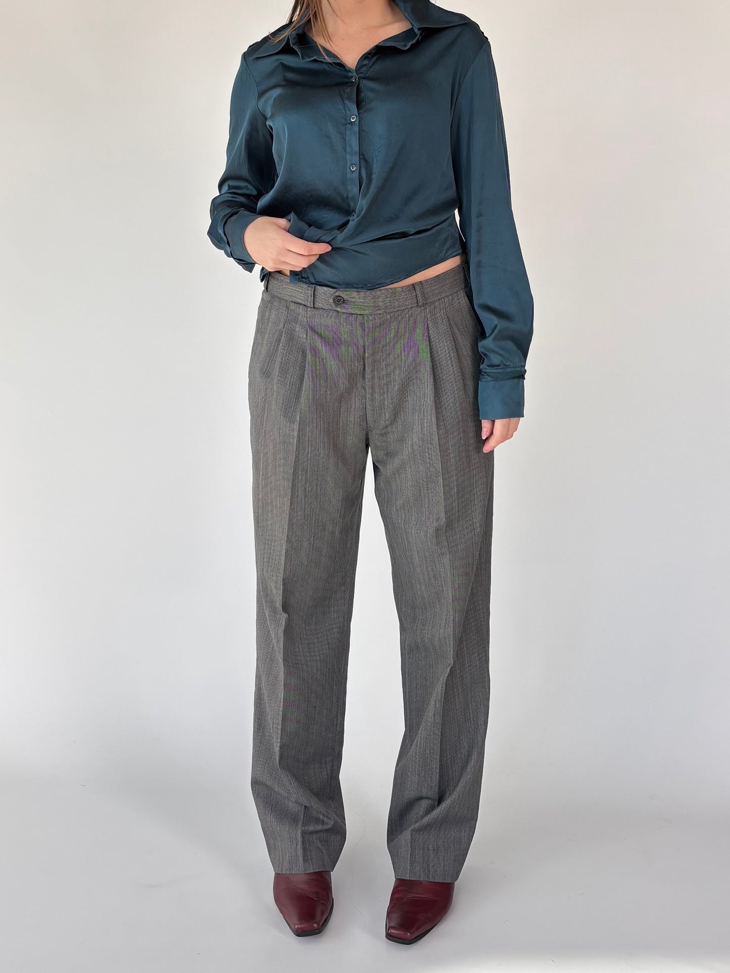 Rembrandt Wool Stripe Pant Suit