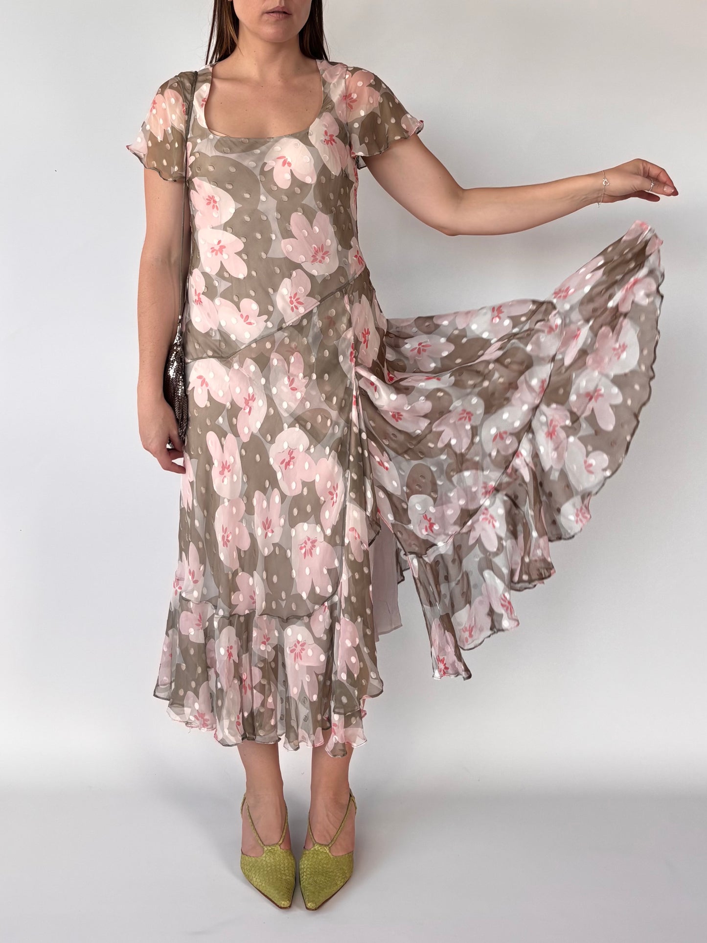Fenn Wright Manson Silk Floral Dress (10-12)