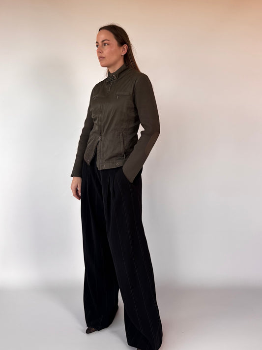 Vamp Olive Moto Jacket (10-12)