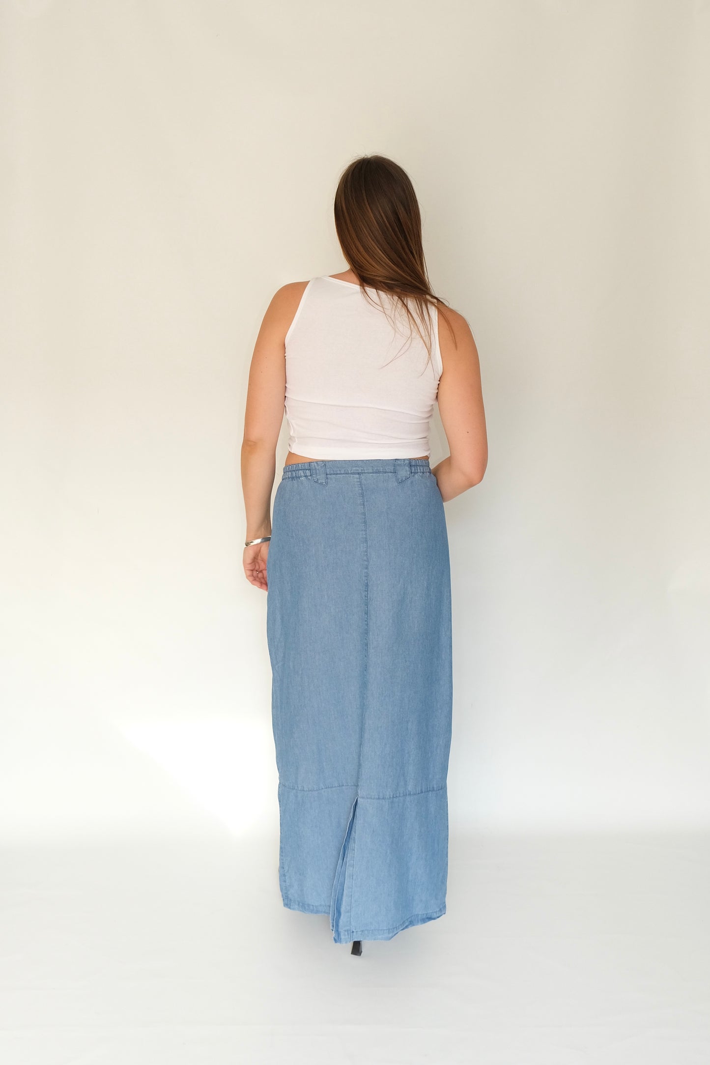 Resort Tencil Maxi Skirt