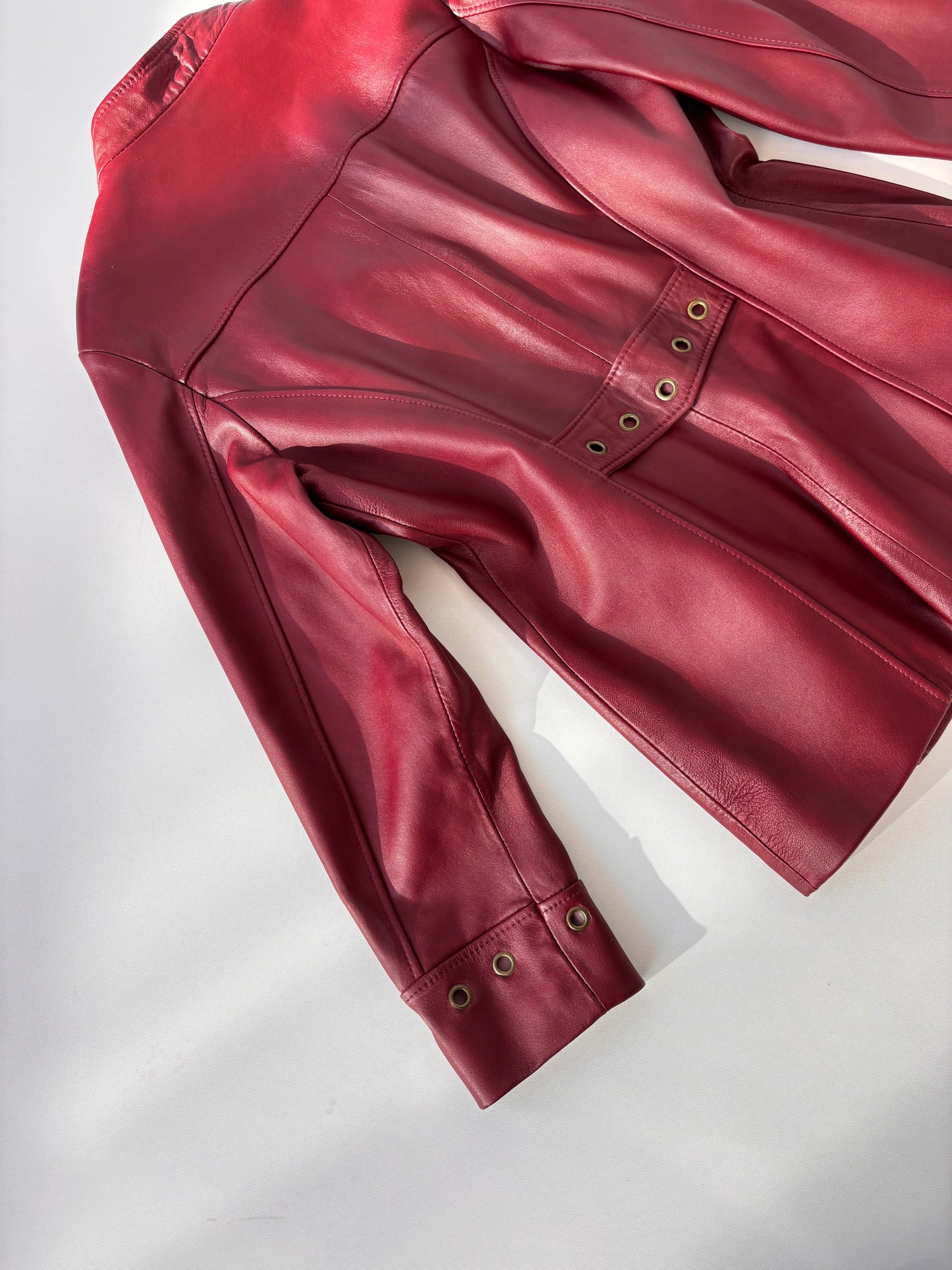 Jennie Field Mulberry Leather Moto Jacket (8-12)