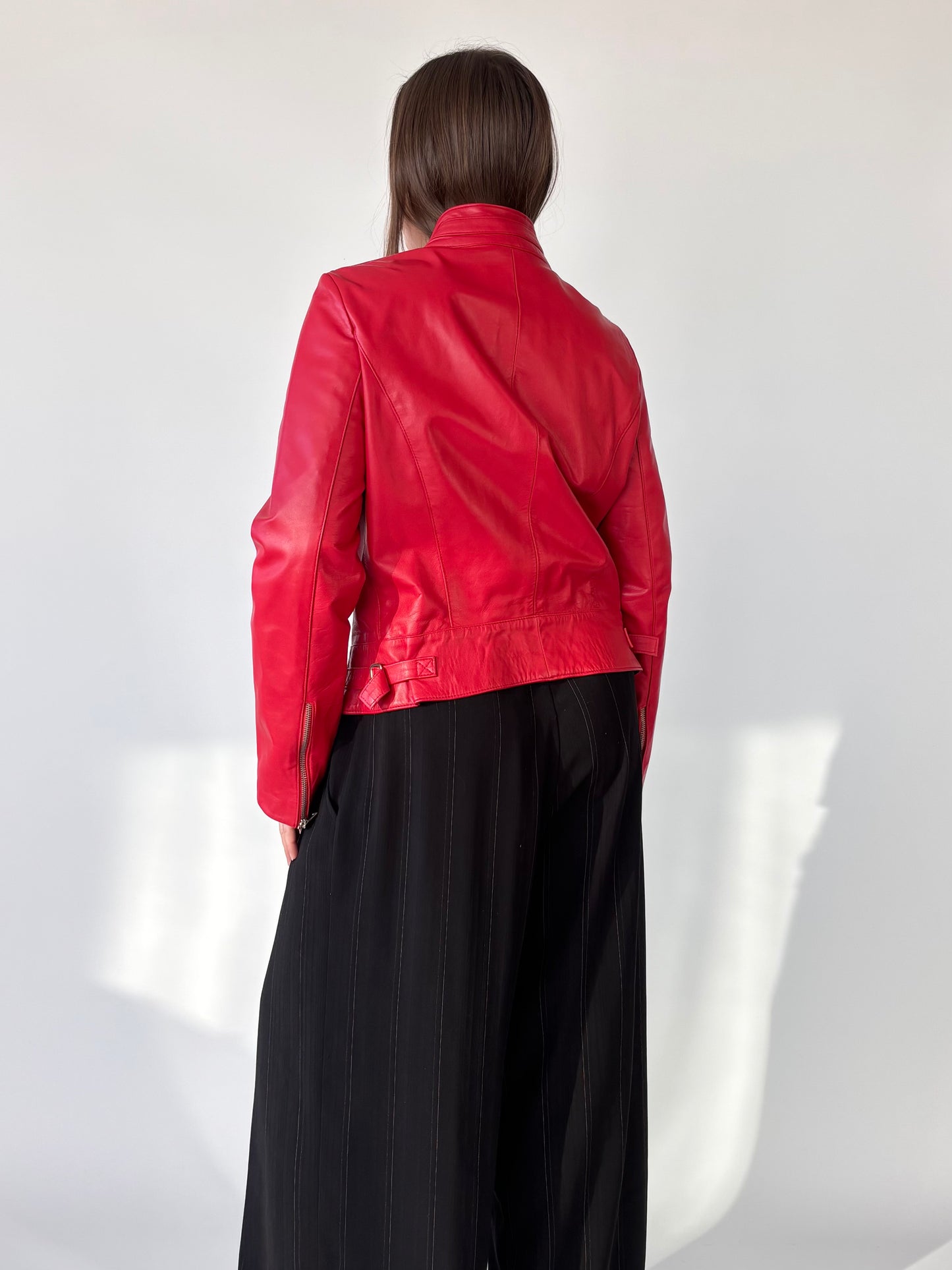 Narvin Leather Moto Jacket