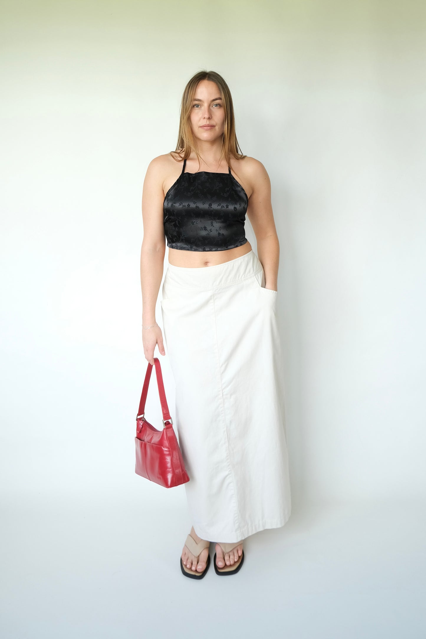 90’s Cotton Maxi Skirt