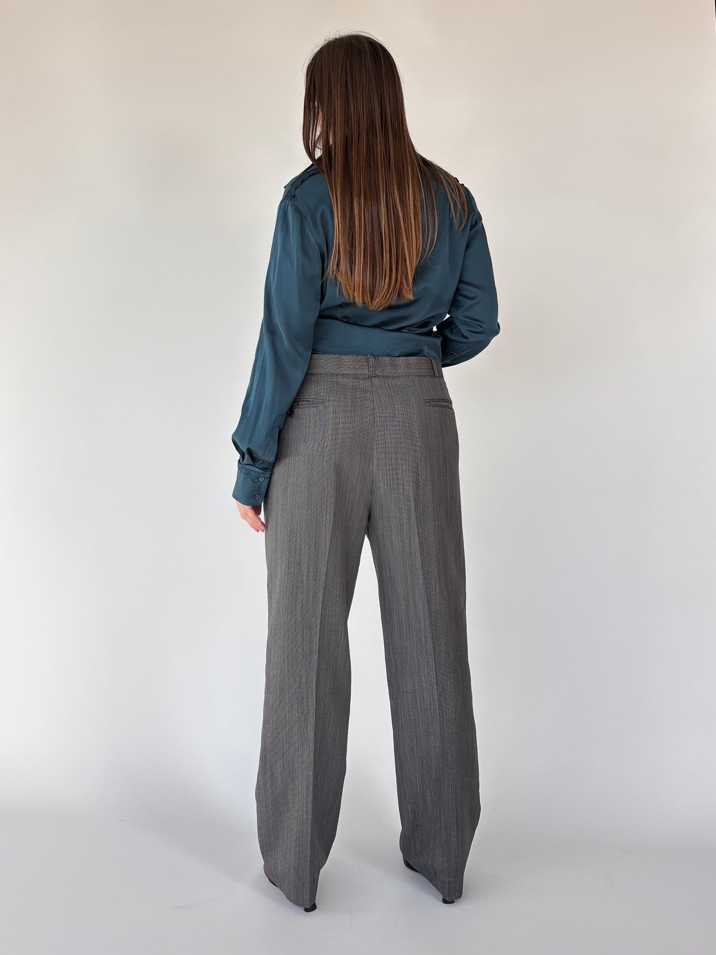 Rembrandt Wool Stripe Pant Suit