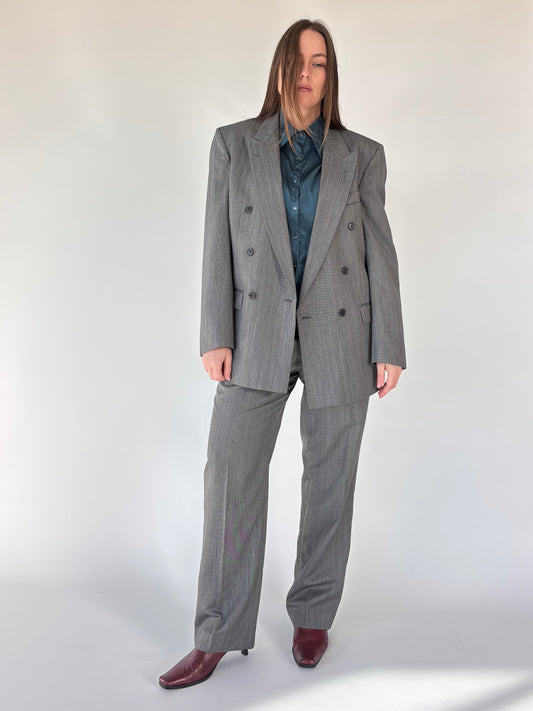 Rembrandt Wool Stripe Pant Suit