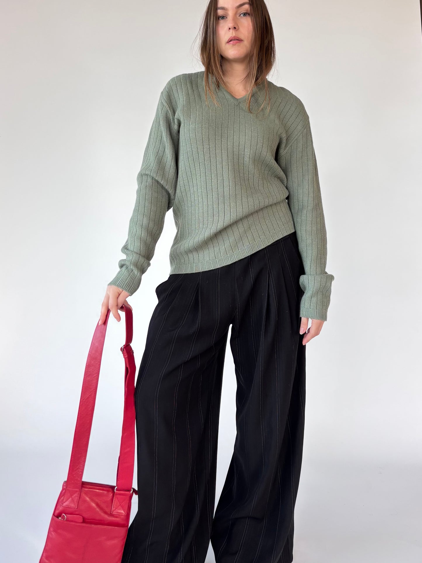 Canterbury Sage Wool Sweater